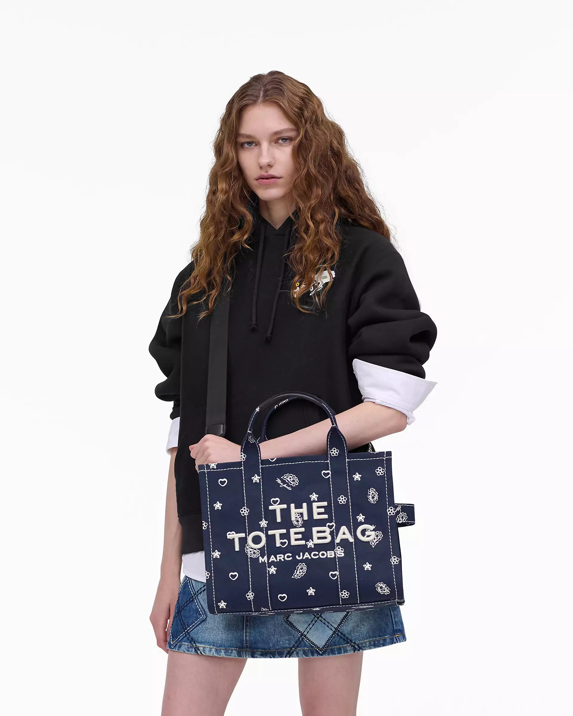 THE BANDANA CANVAS MEDIUM TOTE BAG - XTXFMF