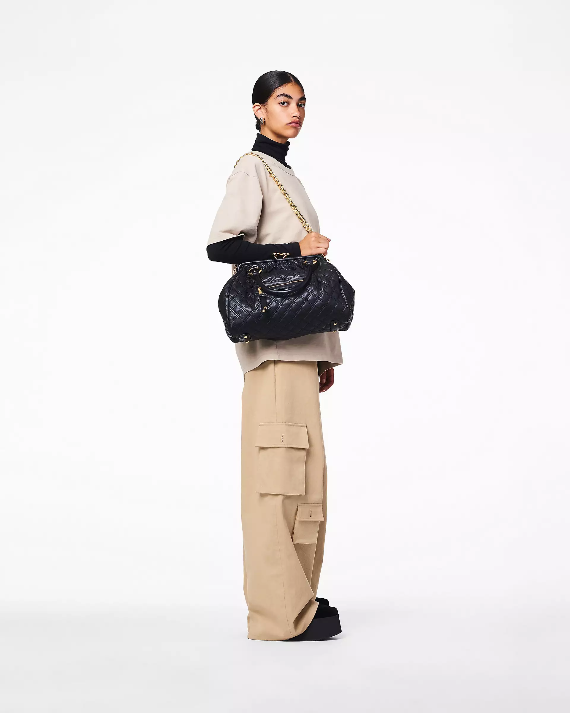 RE-EDITION QUILTED LEATHER STAM BAG - XTXFMF