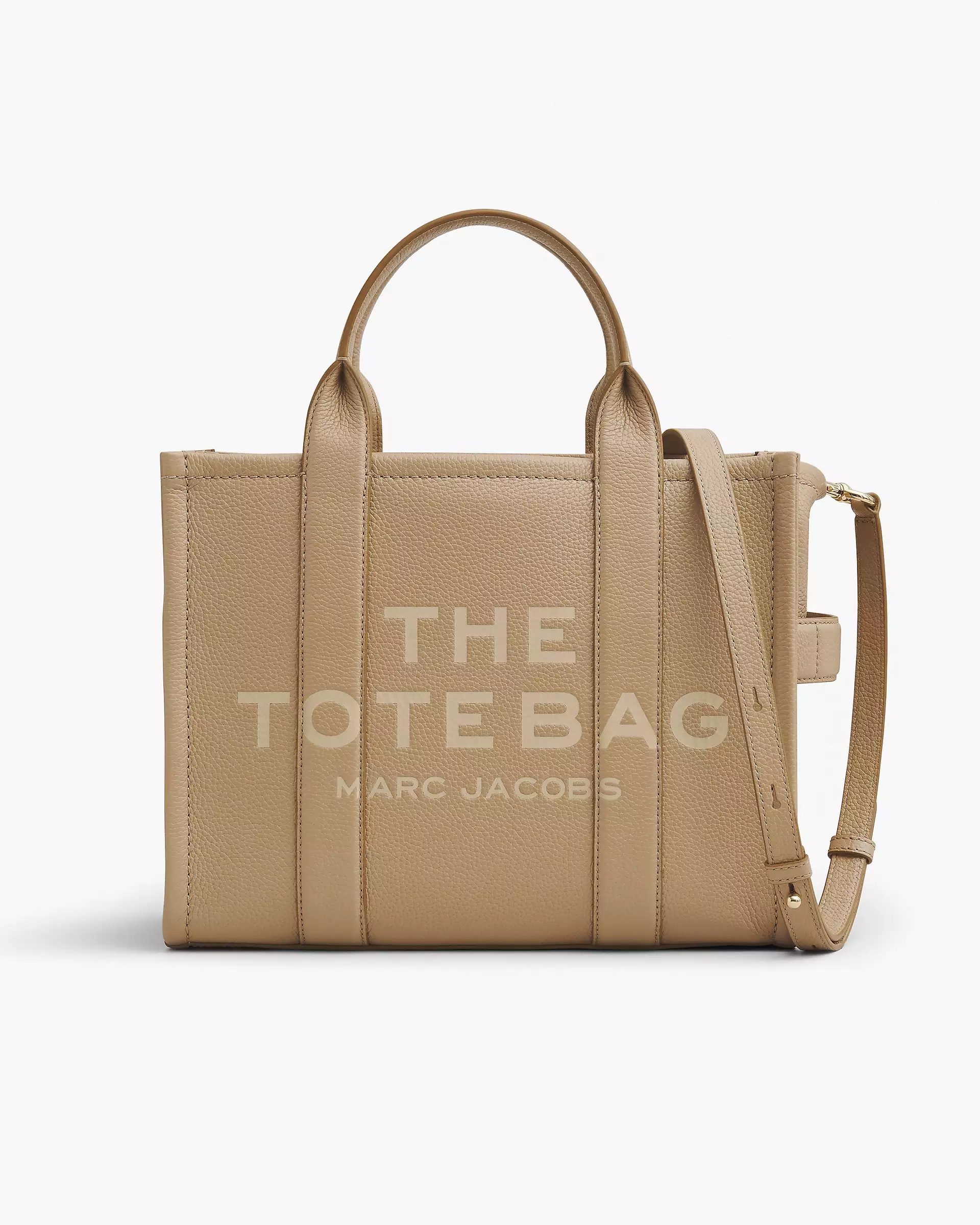 THE LEATHER MEDIUM TOTE BAG - XTXFMF