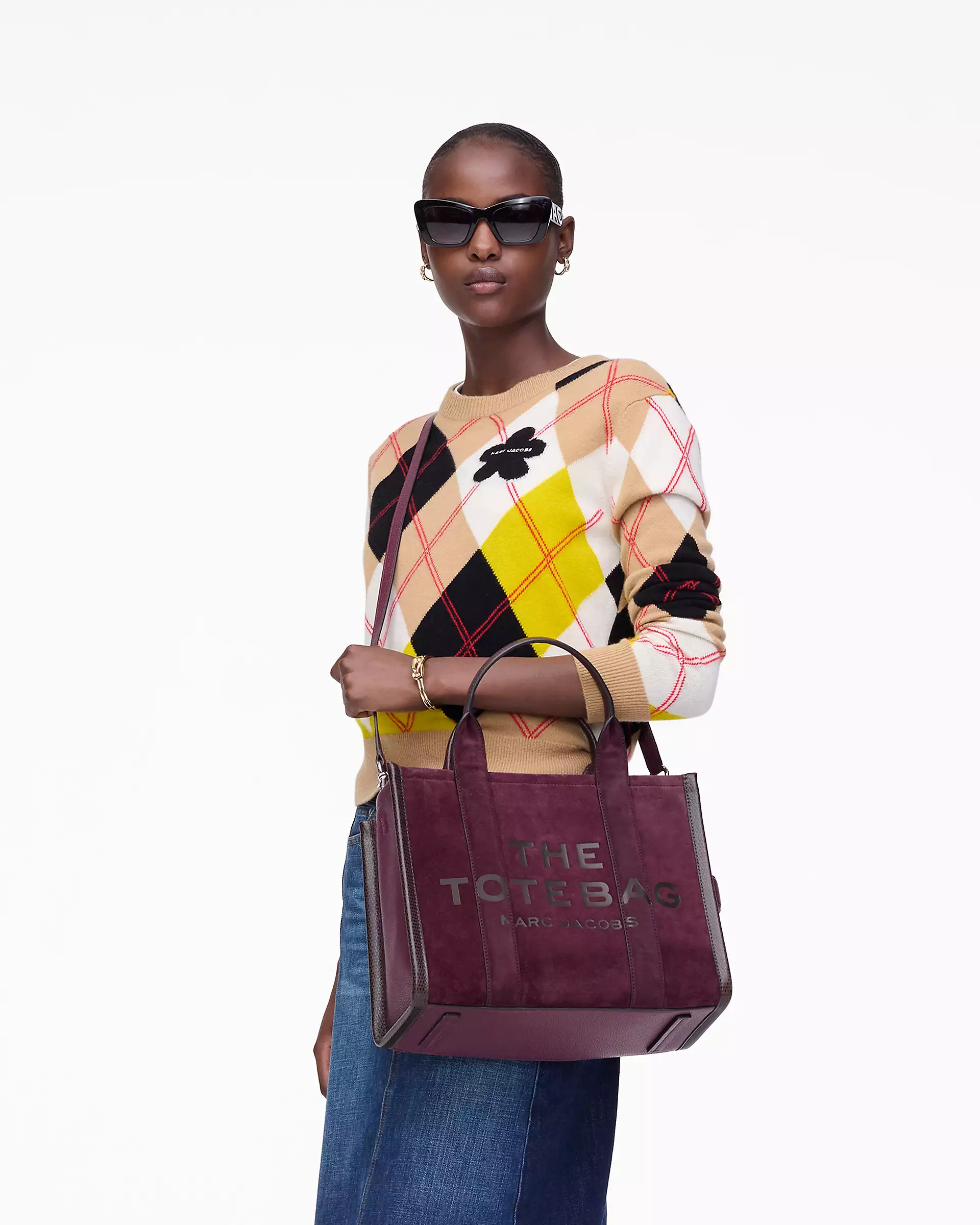 THE SUEDE MEDIUM TOTE BAG - XTXFMF