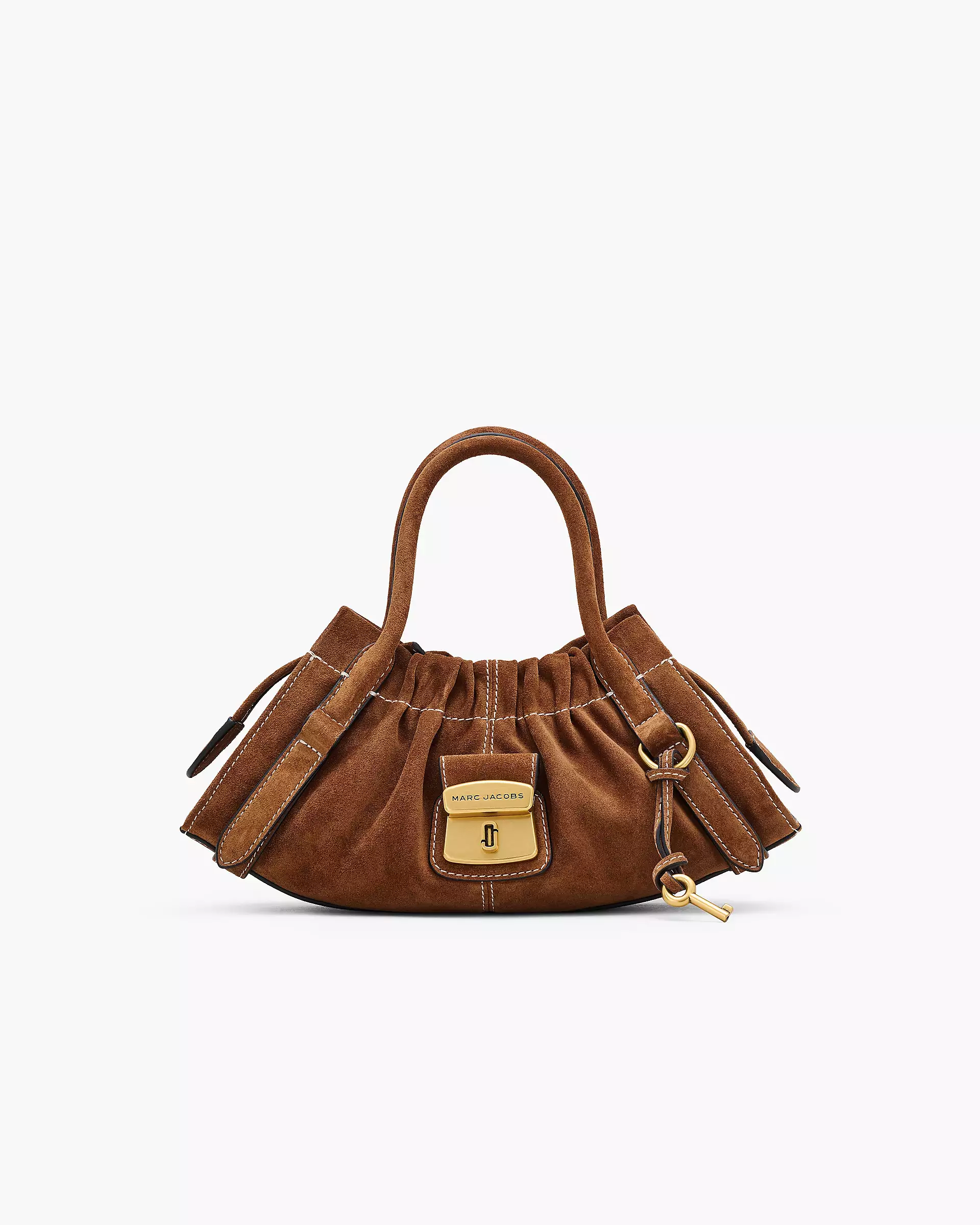 THE SUEDE CRISTINA SMALL SATCHEL - XTXFMF