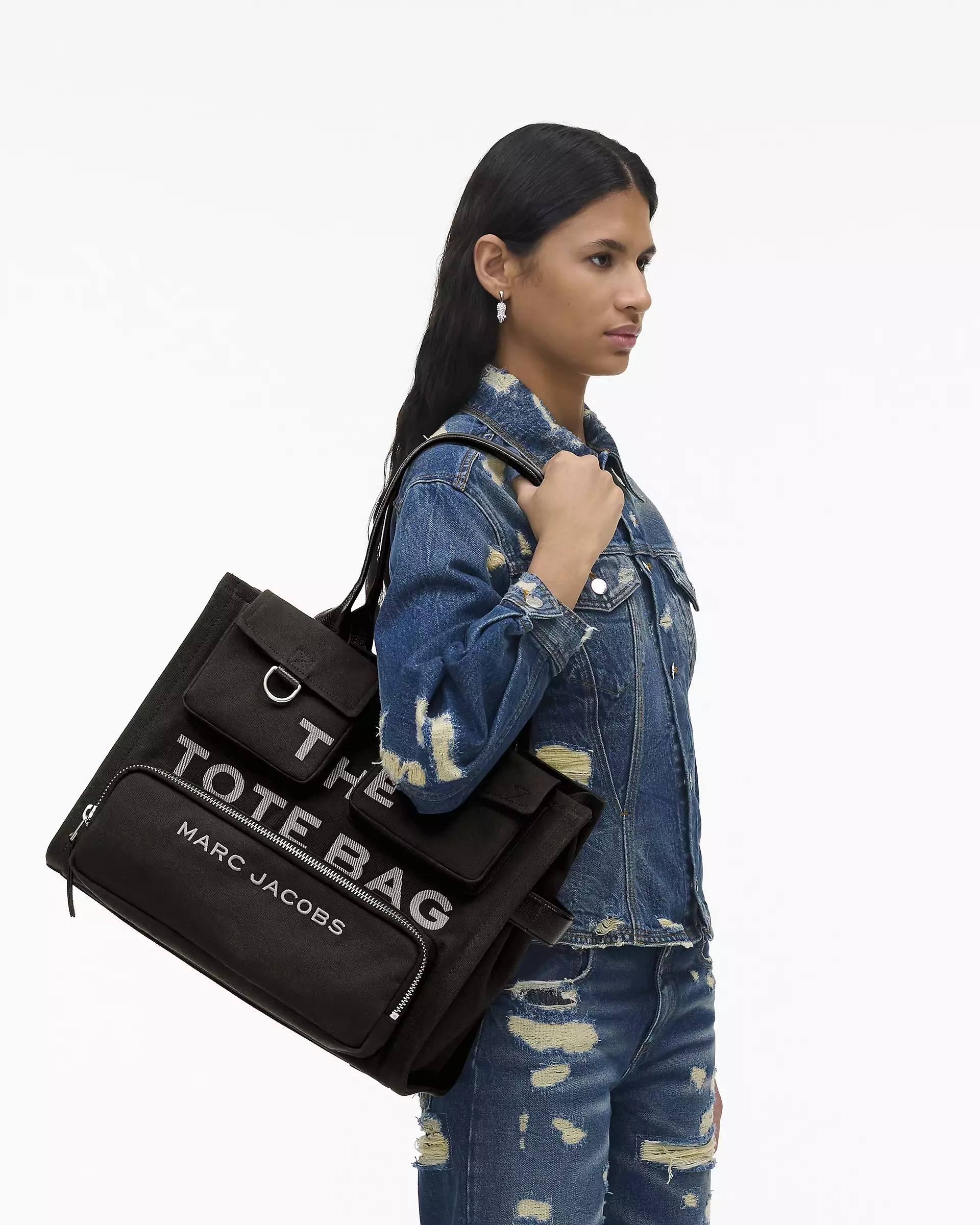 THE CARGO CANVAS LARGE TOTE BAG - XTXFMF