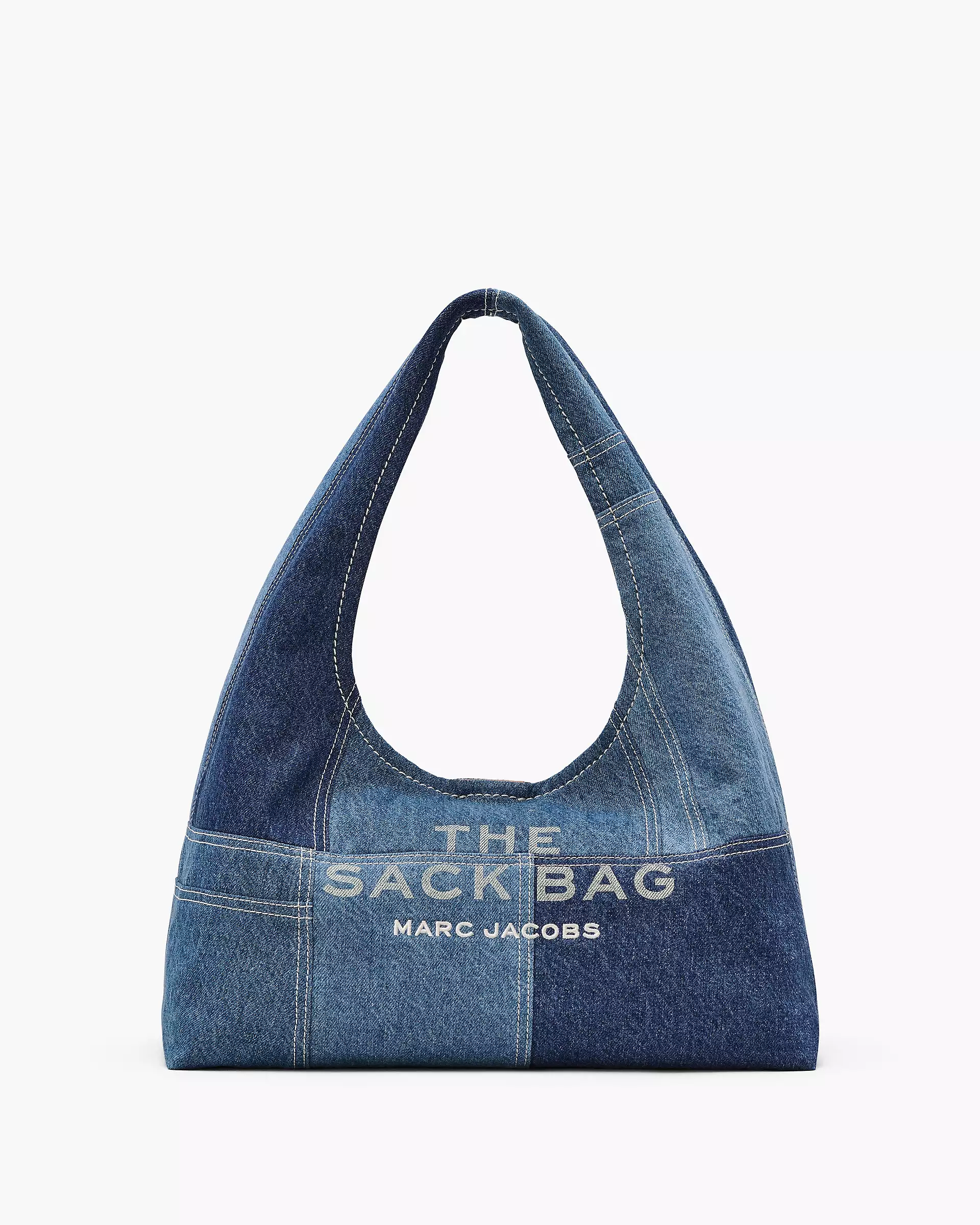 THE PATCHWORK DENIM SACK BAG - XTXFMF