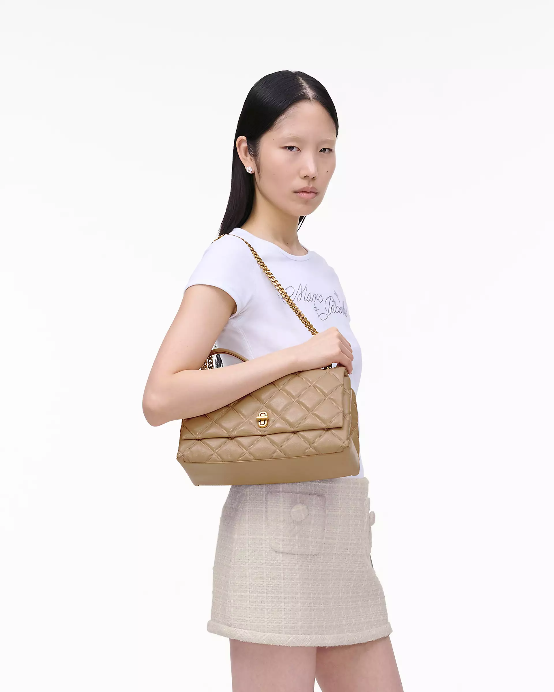 THE QUILTED DUAL CONVERTIBLE SHOULDER BAG - XTXFMF