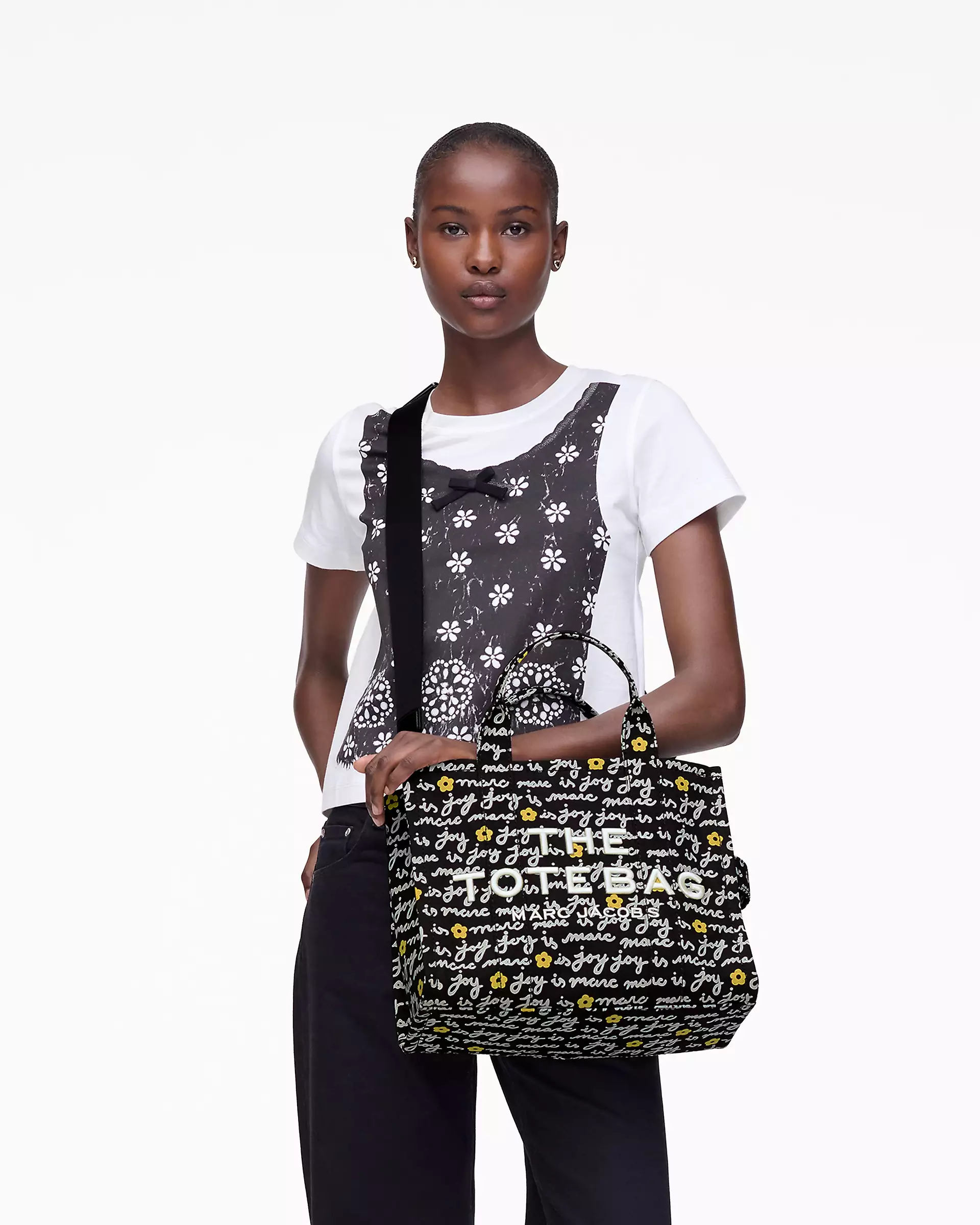 THE JOY CANVAS MEDIUM TOTE BAG - XTXFMF