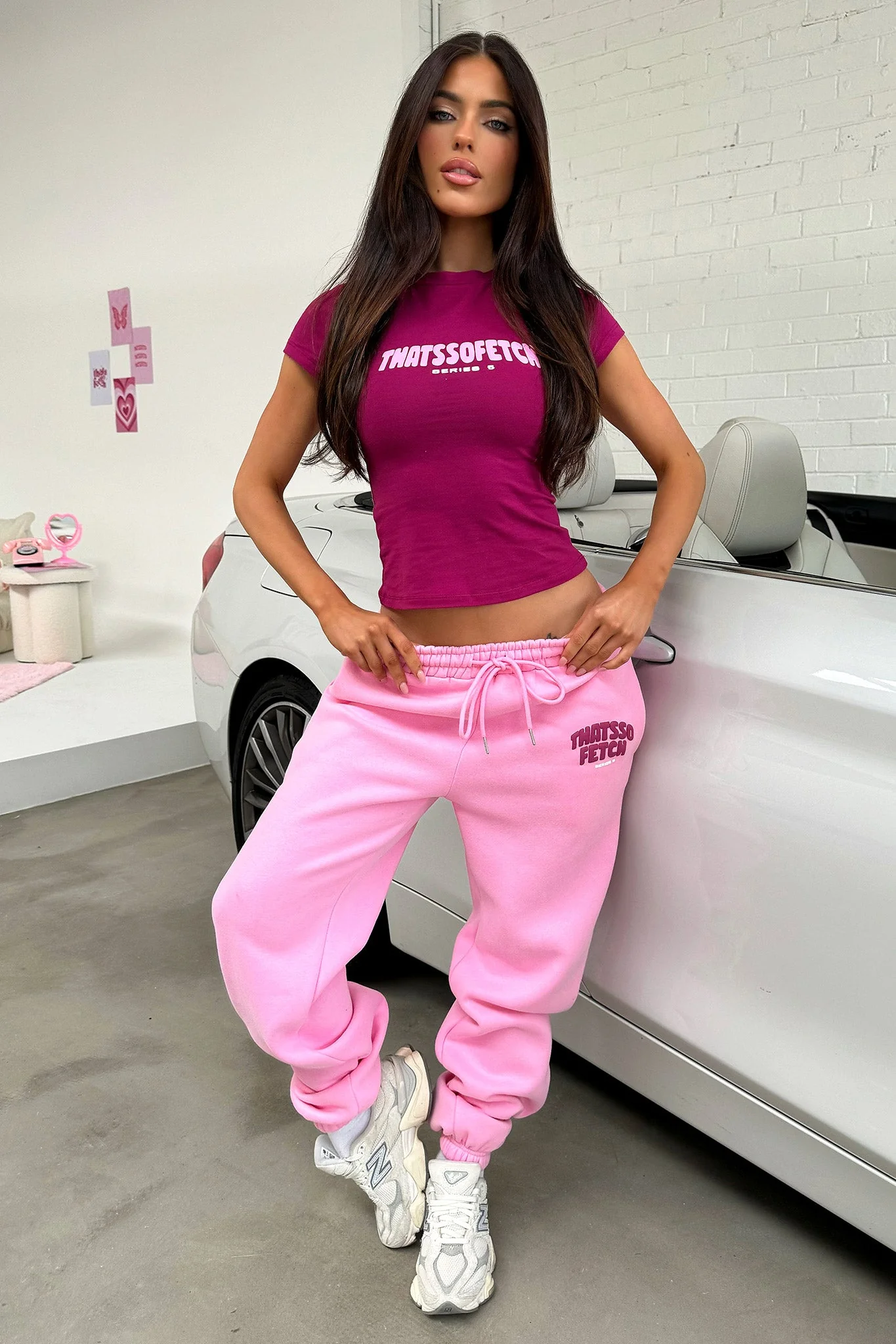 Series 5 Sweatpants - Pink/Burgundy - XTXFMF