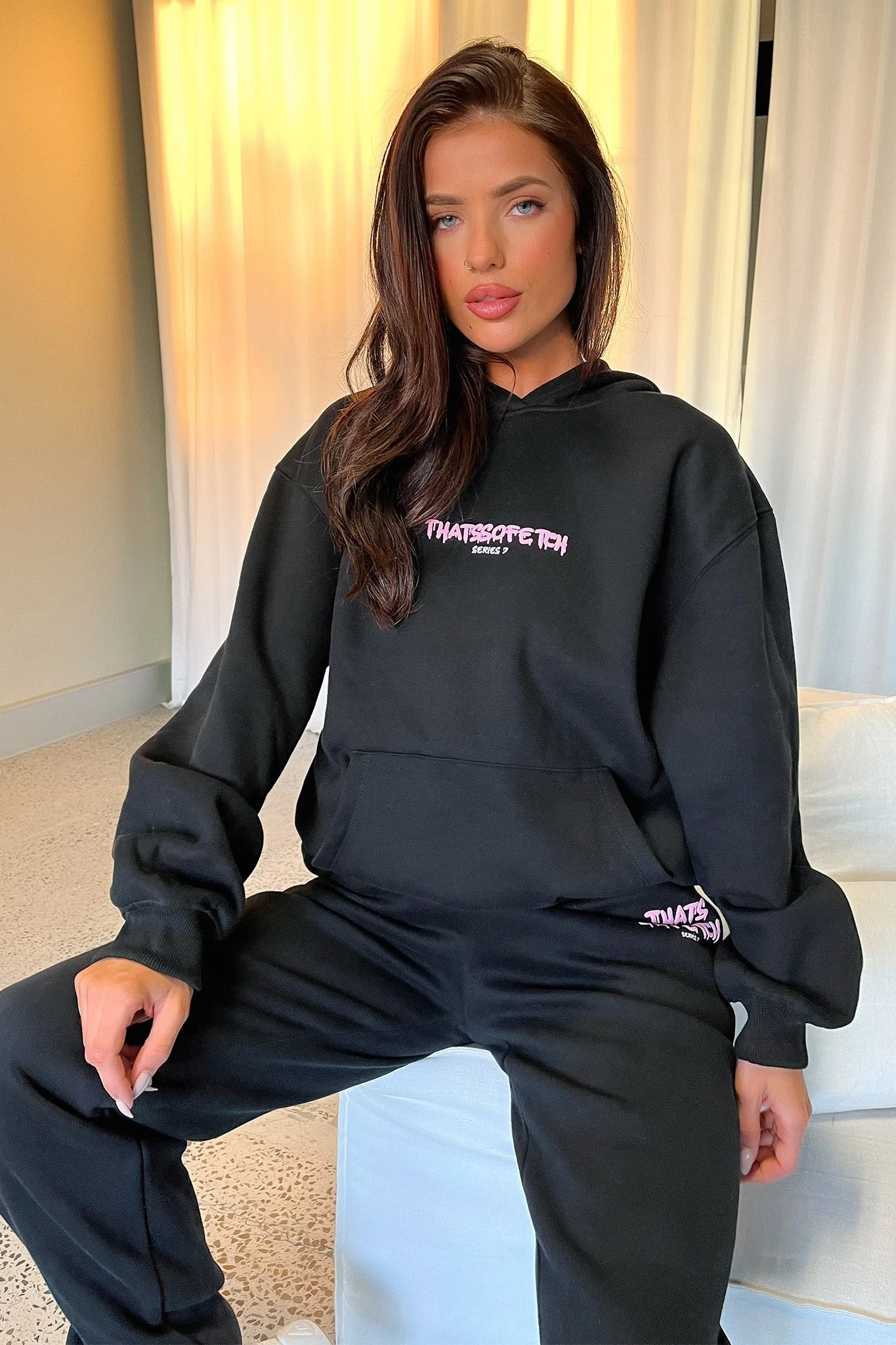 Series 7 Sweatpants - Black/Pink - XTXFMF