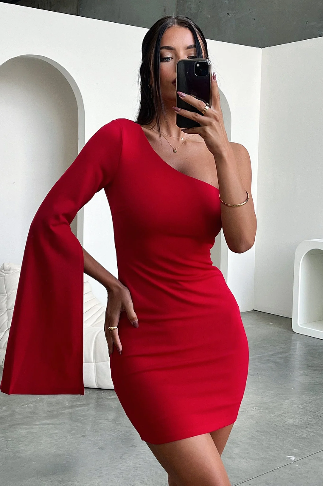 Cologne Dress - Red - XTXFMF