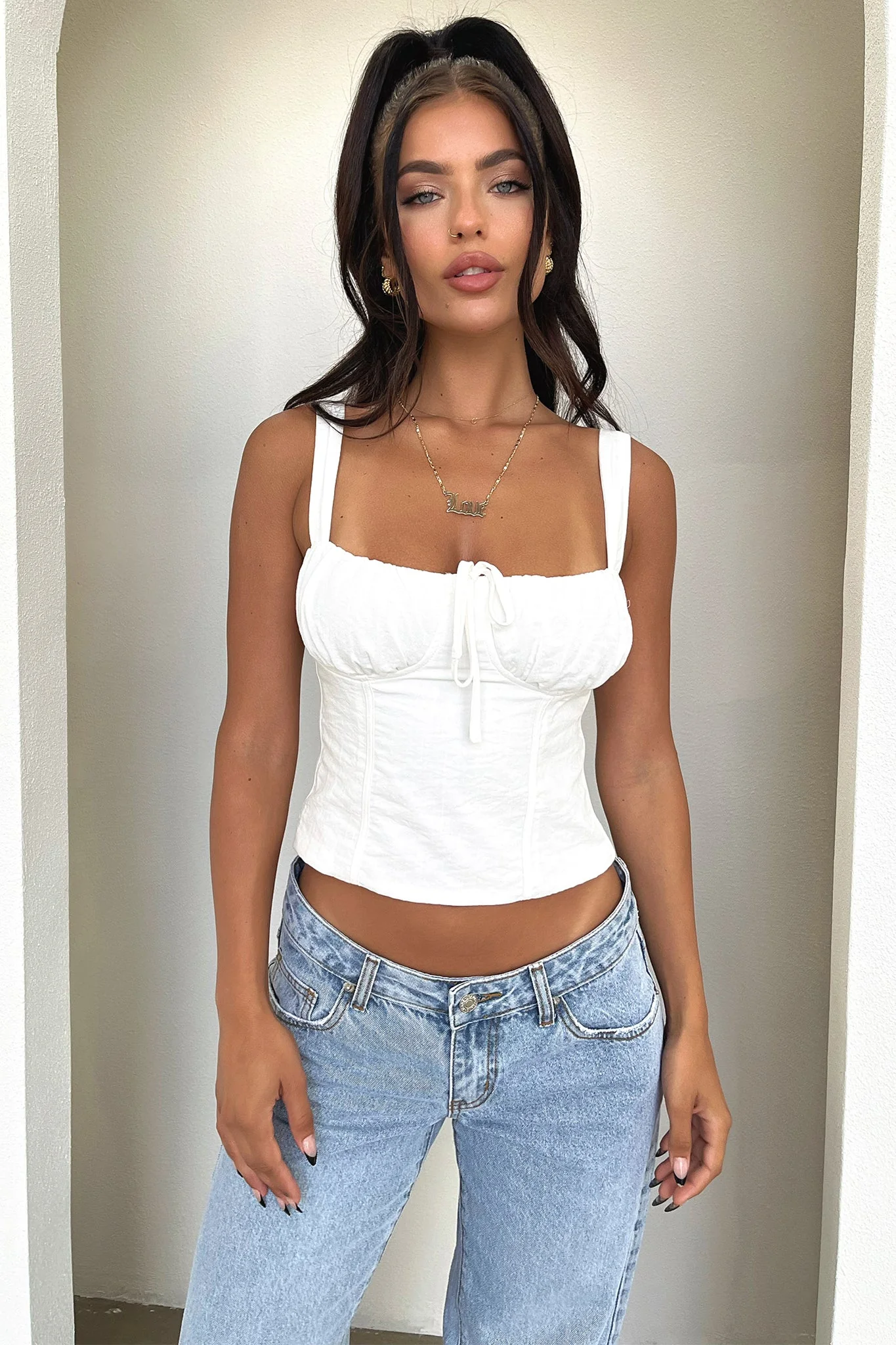 Danica Corset - White - XTXFMF