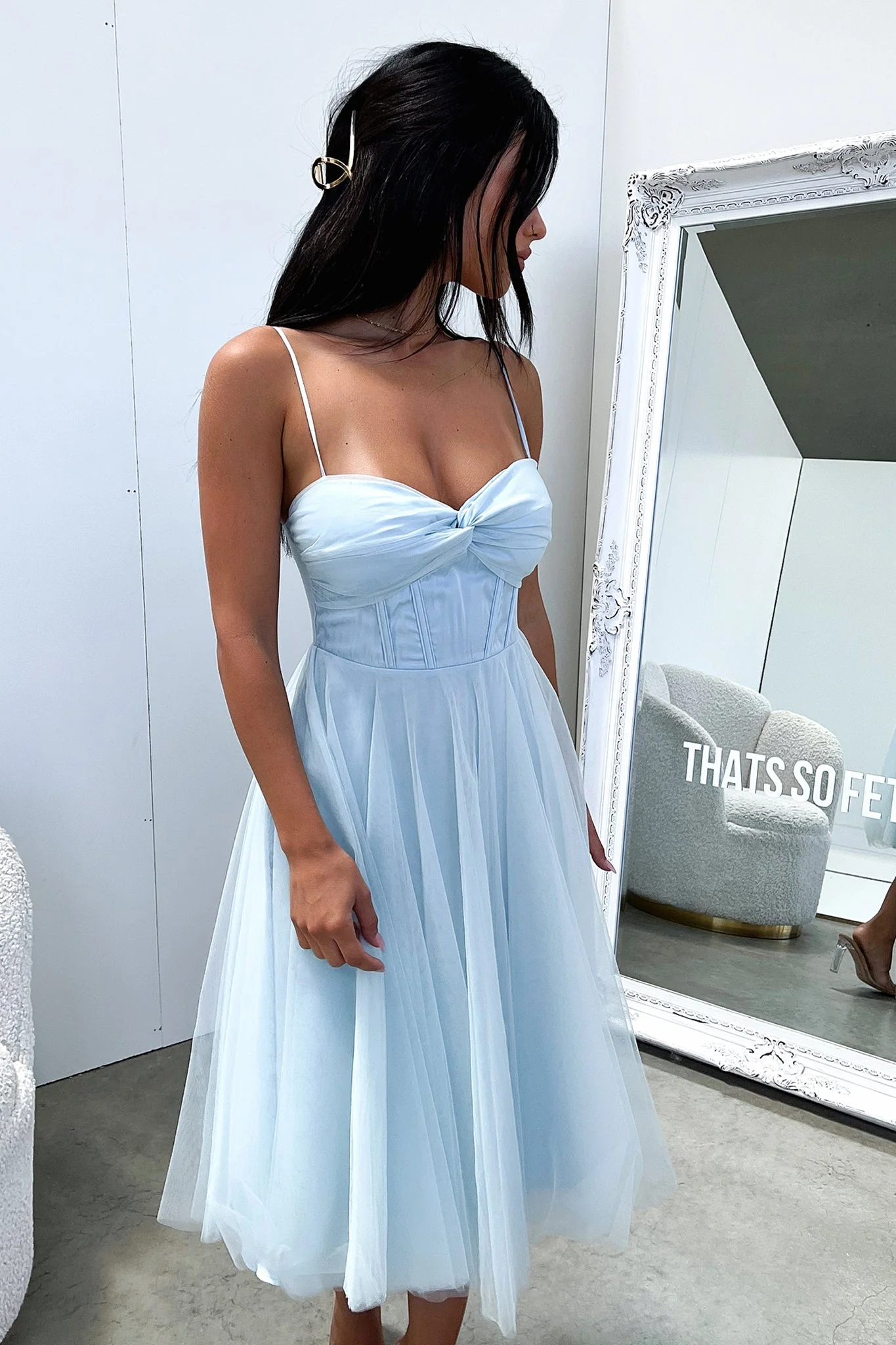 Angelique Dress - Blue - XTXFMF