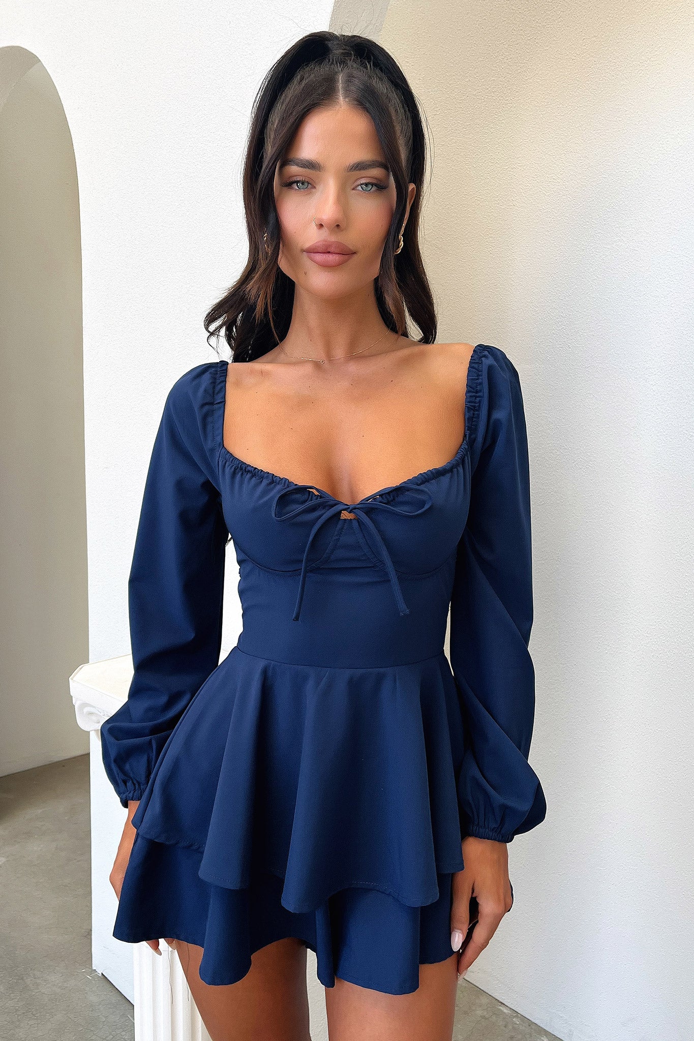 Mila Playsuit - Navy - XTXFMF