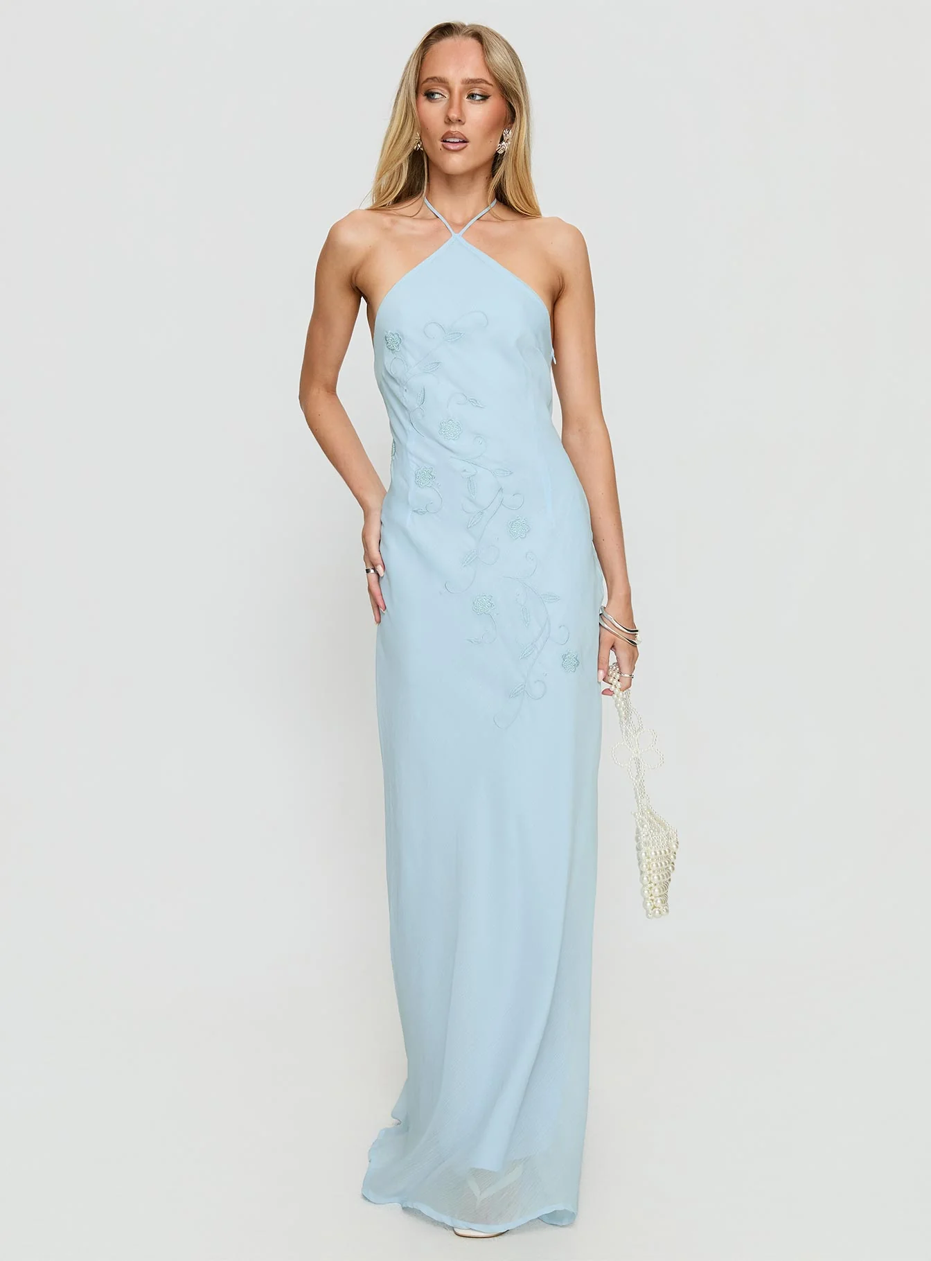 Epilogues Arrowhead Maxi Dress Blue - XTXFMF