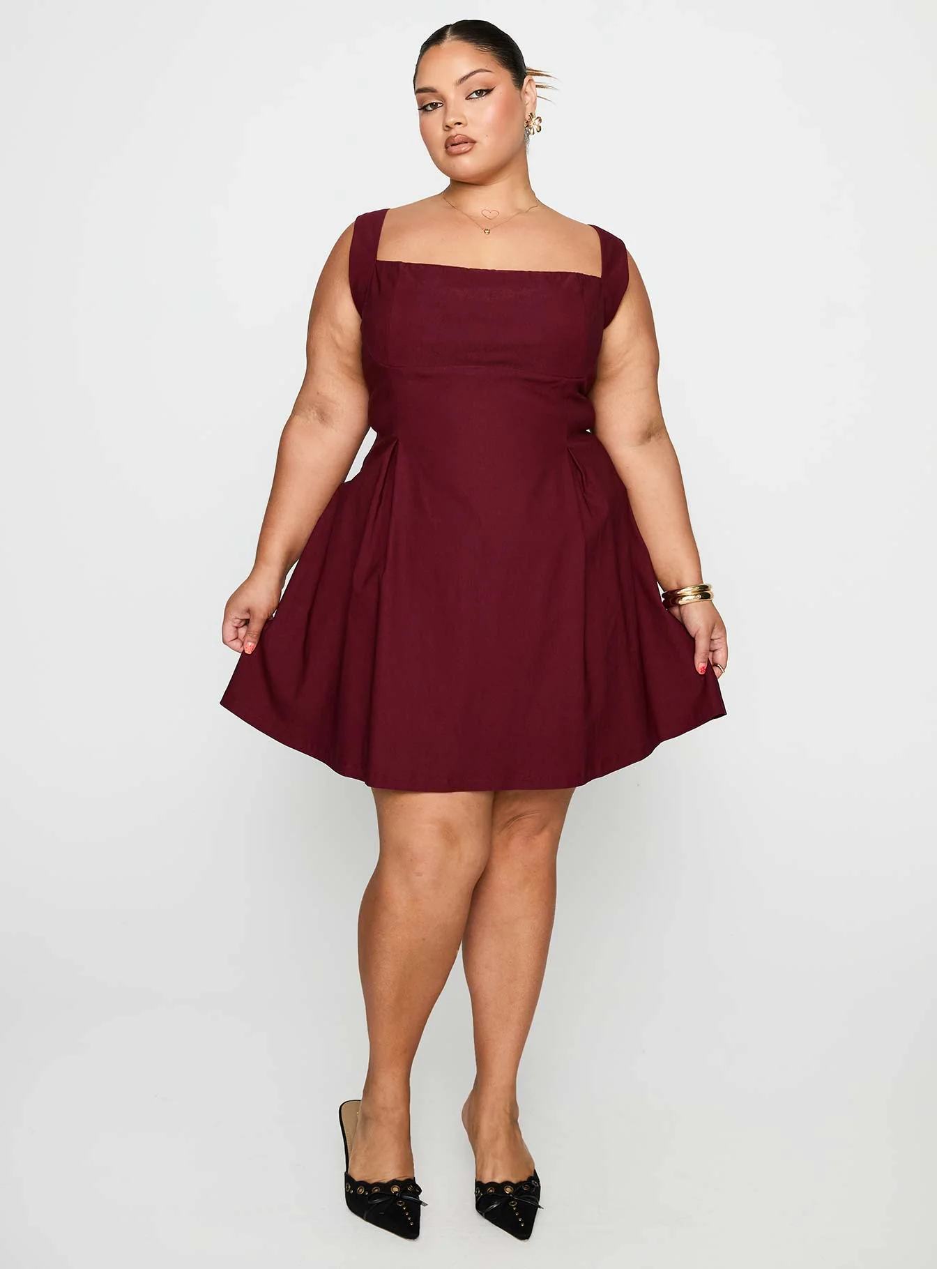 Xanthus Mini Dress Red Curve - XTXFMF