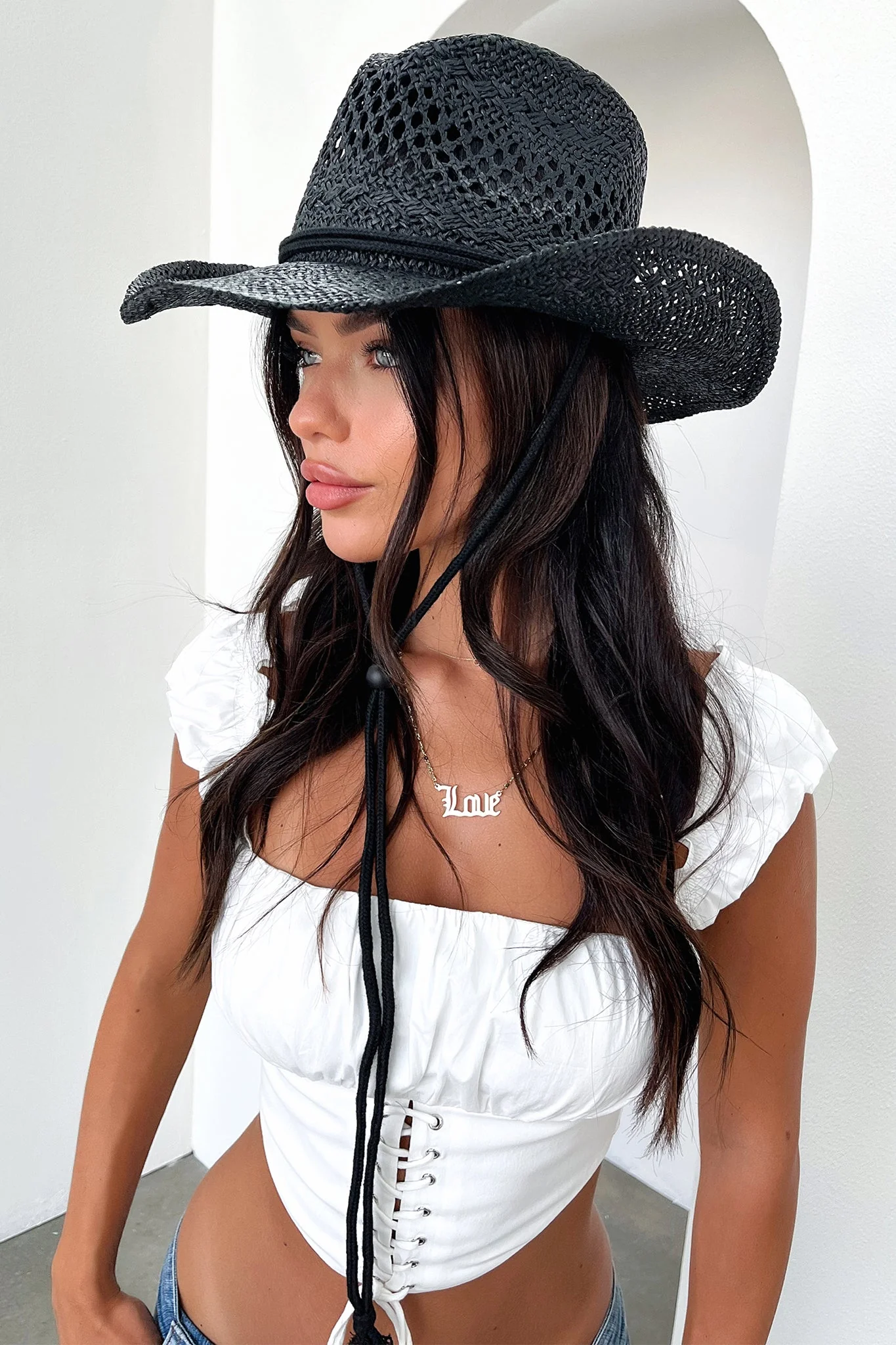 Ricky Cowboy Hat - Black - XTXFMF