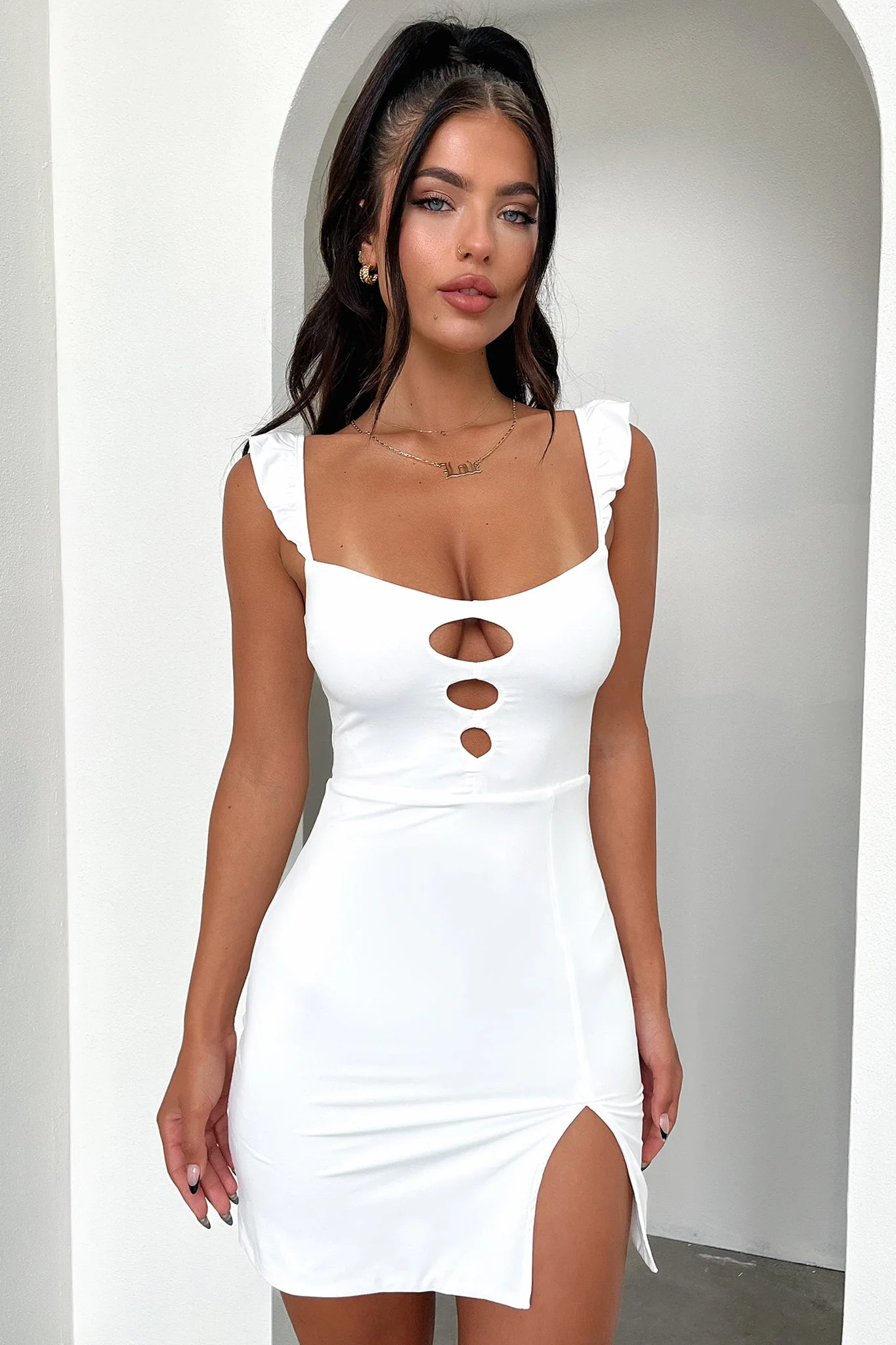 Arbory Dress - White - XTXFMF