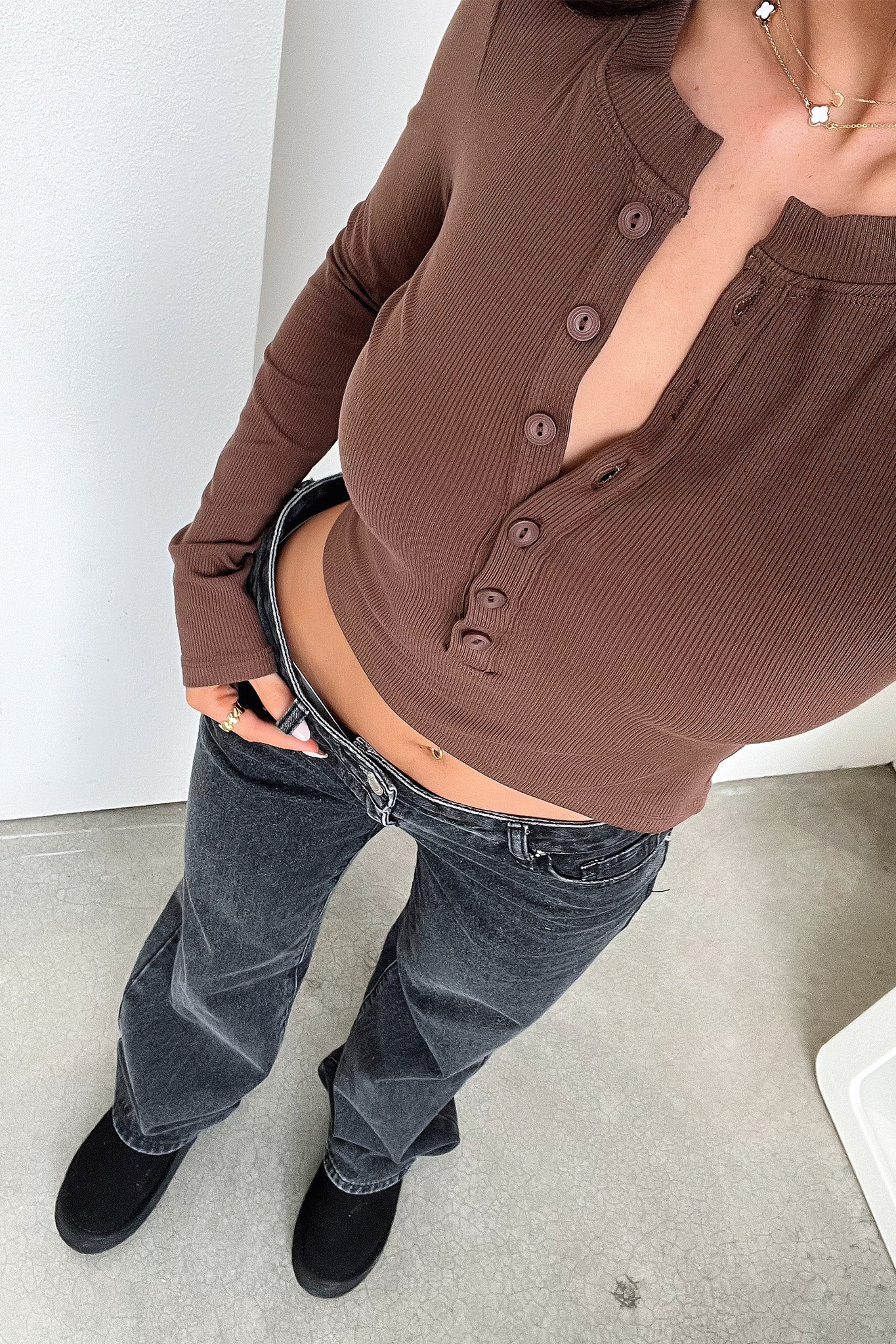 Liliana Top - Brown - XTXFMF