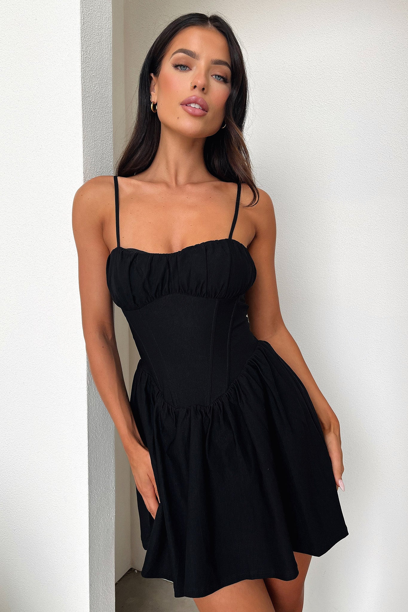 Zanaya Dress - Black - XTXFMF