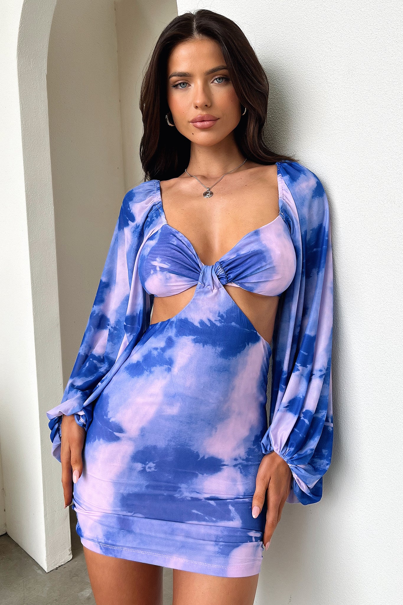 Ashna Dress - Blue/Purple - XTXFMF