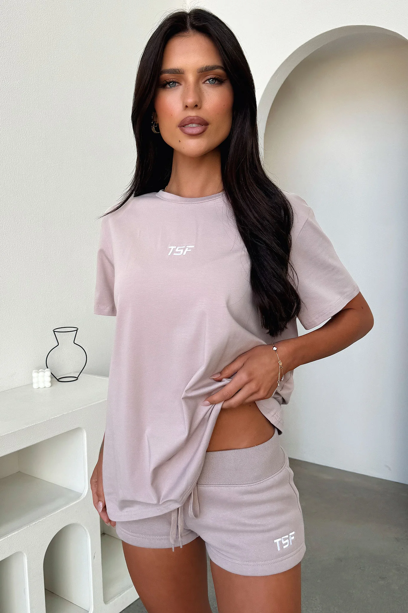 Kaztek Oversized Tee - Mocha - XTXFMF