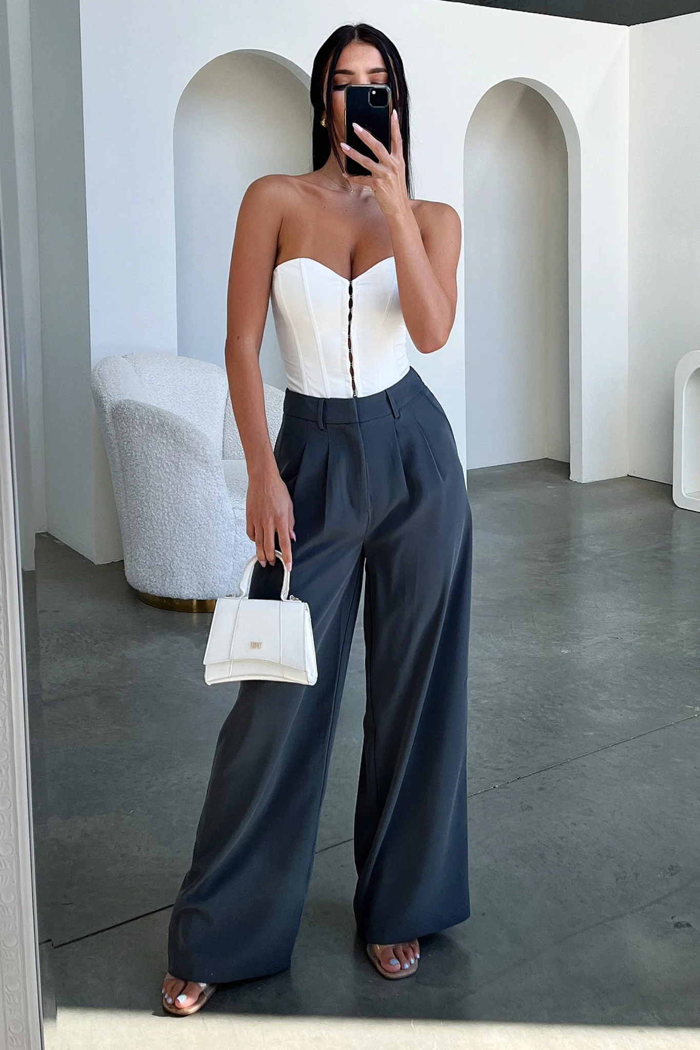 Melika Corset - White - XTXFMF