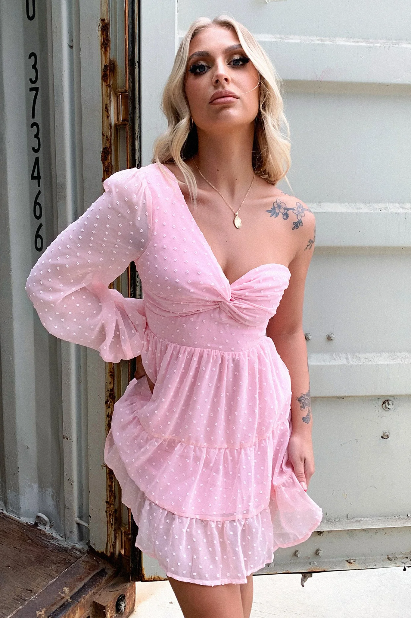 Georgia Dress - Pink - XTXFMF