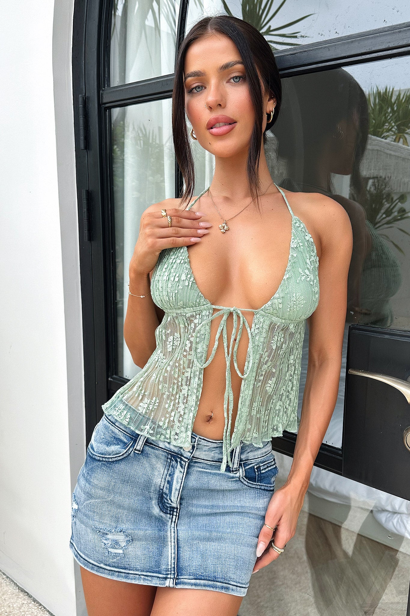 Cork Top - Sage - XTXFMF