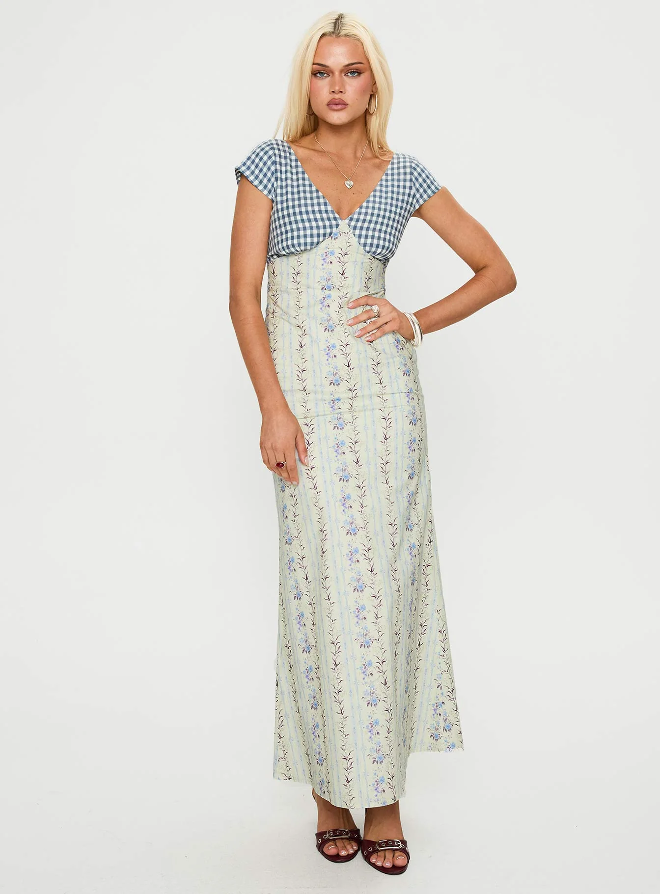 Saije Maxi Dress Multi Floral - XTXFMF
