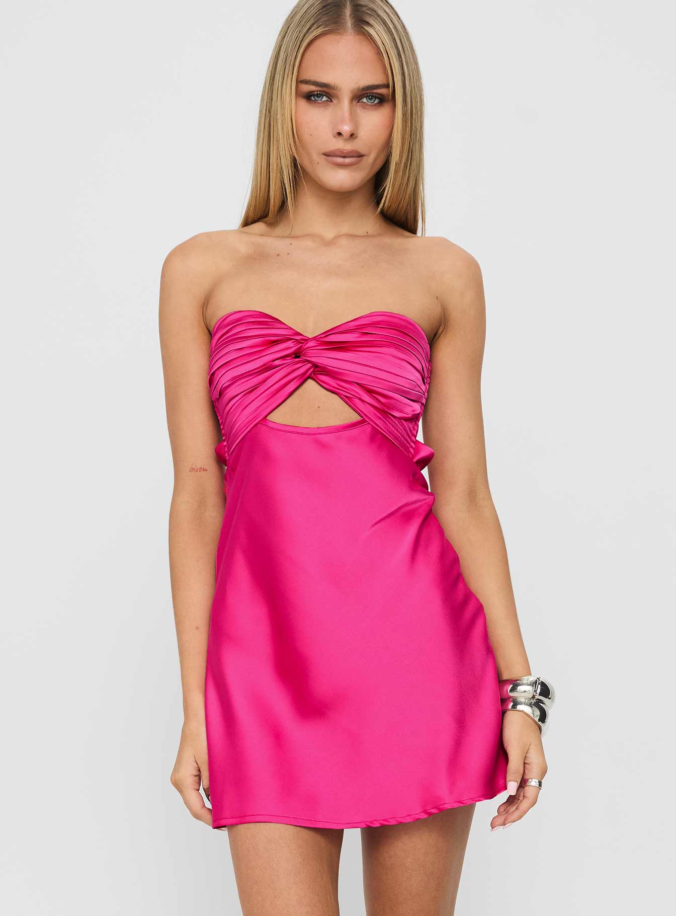 Shellie Mini Dress Hot Pink - XTXFMF