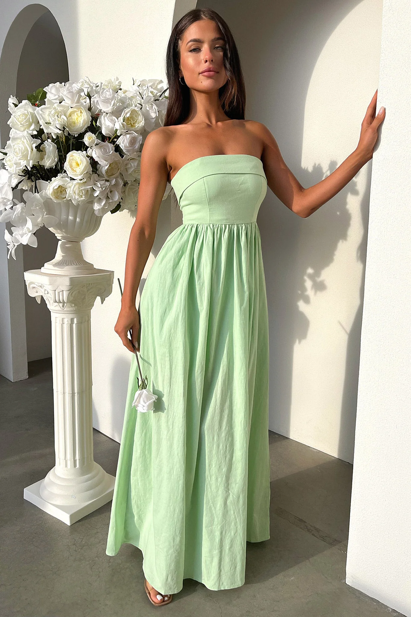 Cornell Maxi Dress - Sage - XTXFMF