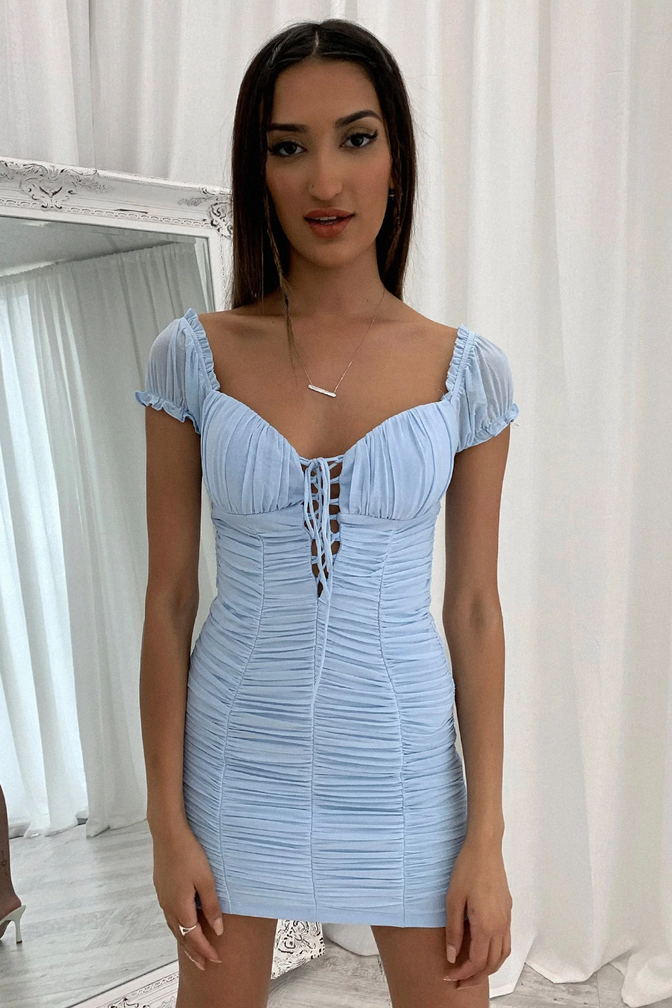 Meeta Dress - Light Blue - XTXFMF