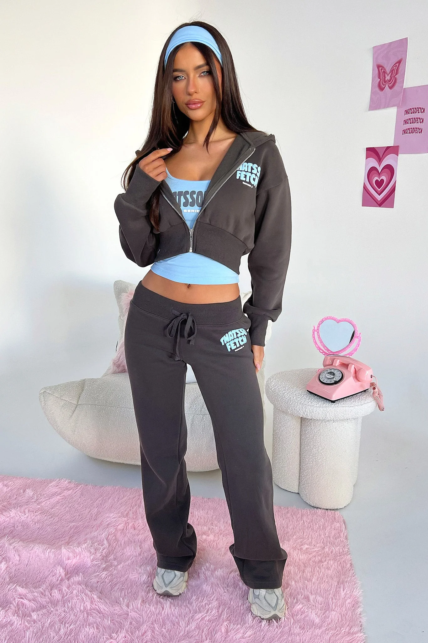 Series 5 Cropped Jacket - Charcoal/Blue - XTXFMF