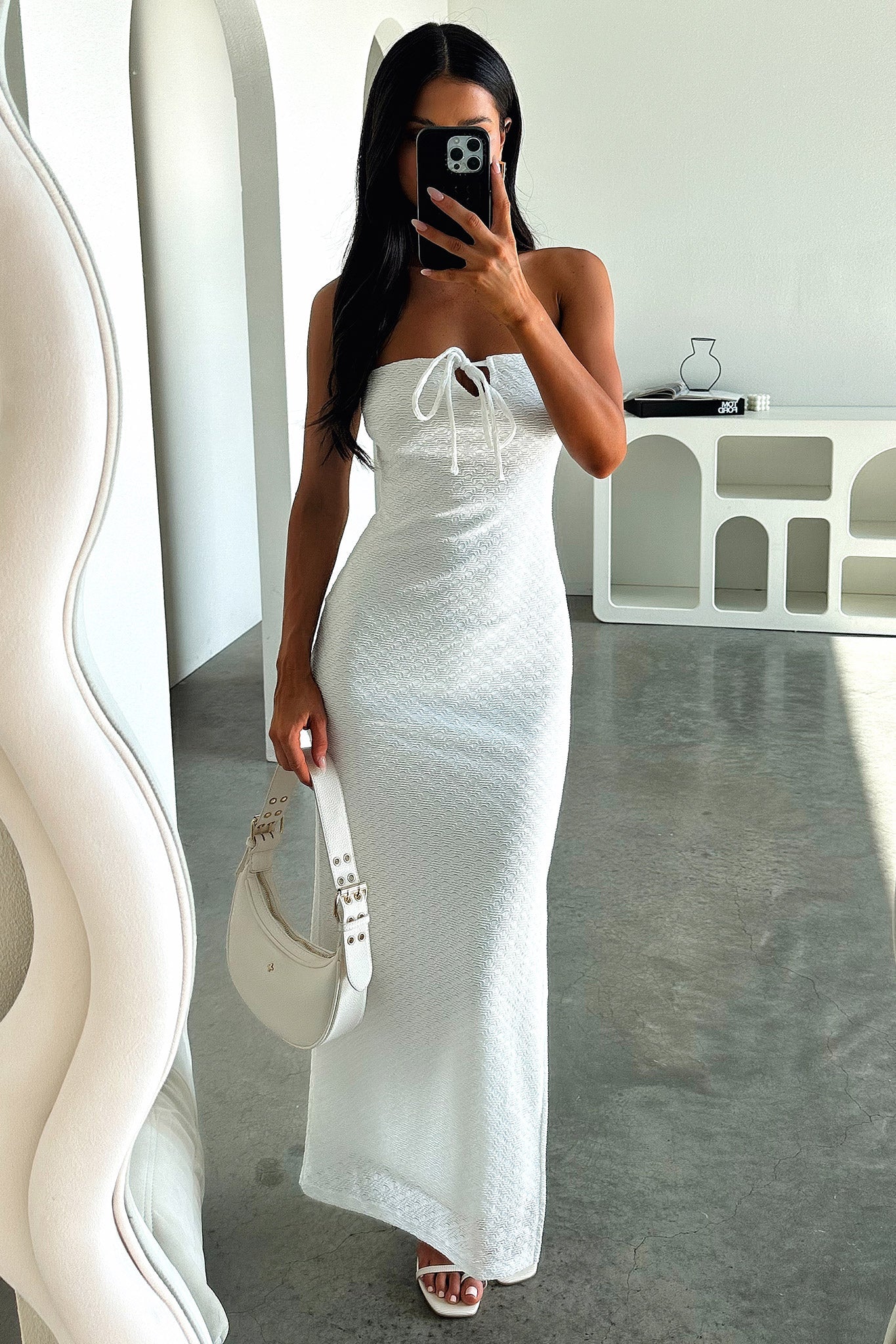 Tanvi Dress - White - XTXFMF