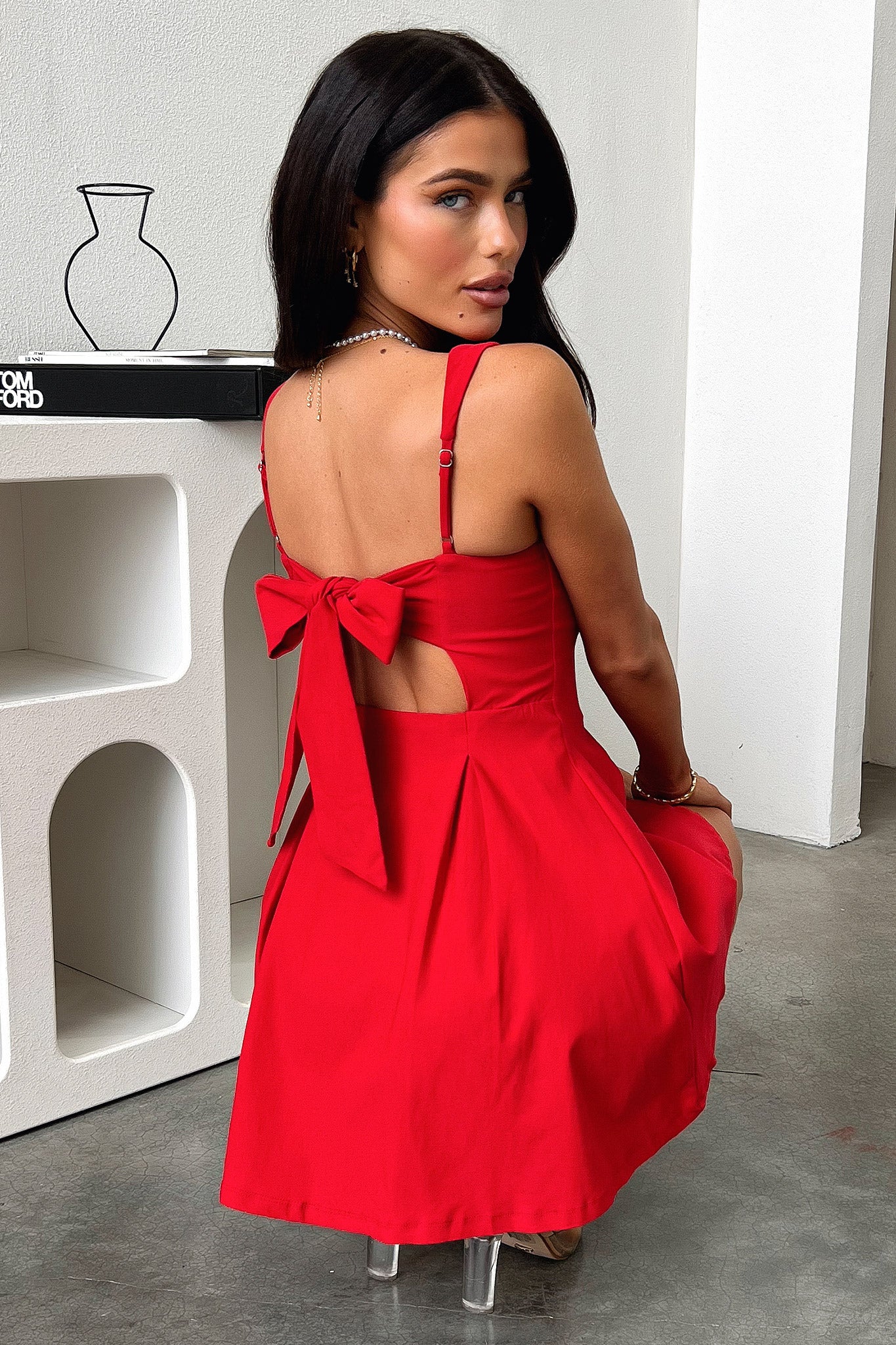 Bransley Dress - Red - XTXFMF