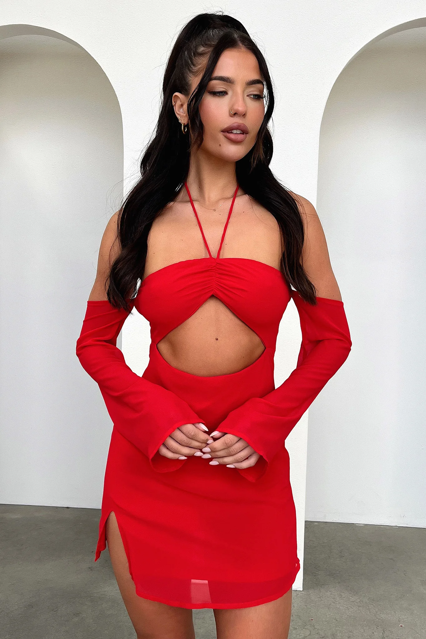 Alyria Dress - Red - XTXFMF