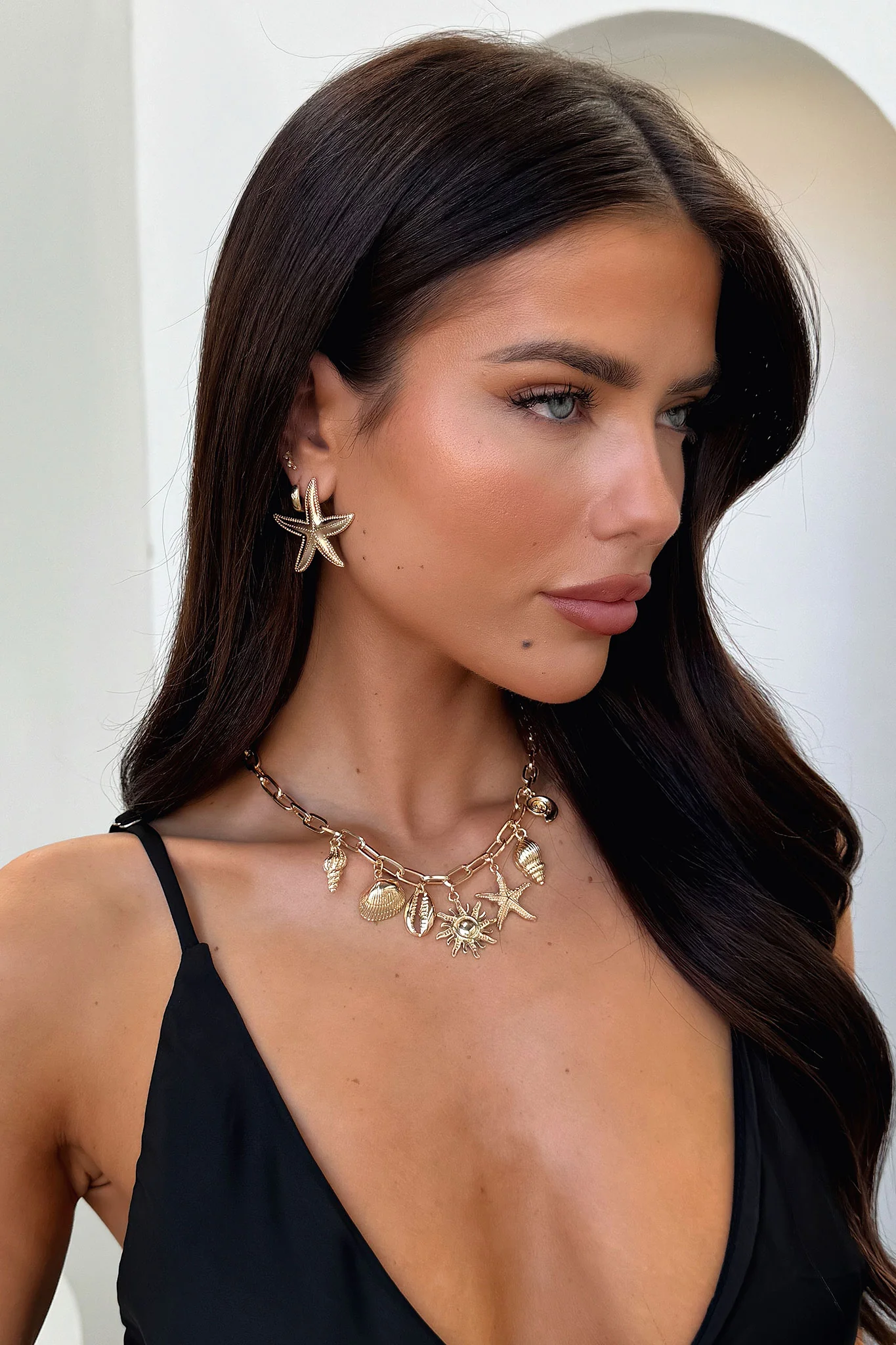 Coralie Necklace - Gold - XTXFMF