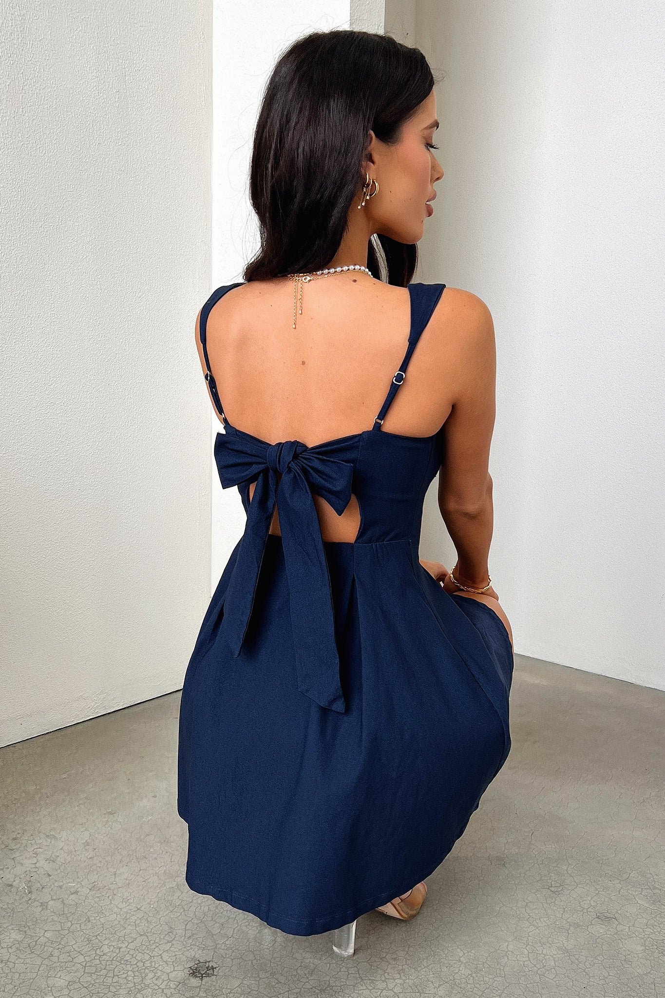 Bransley Dress - Navy - XTXFMF