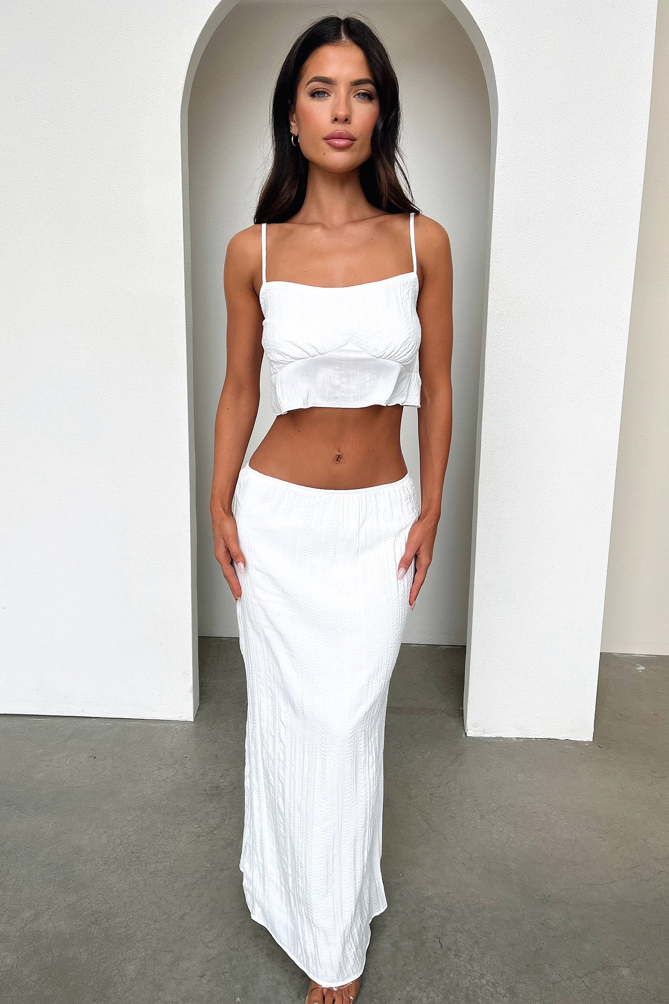Navine Crop - White - XTXFMF