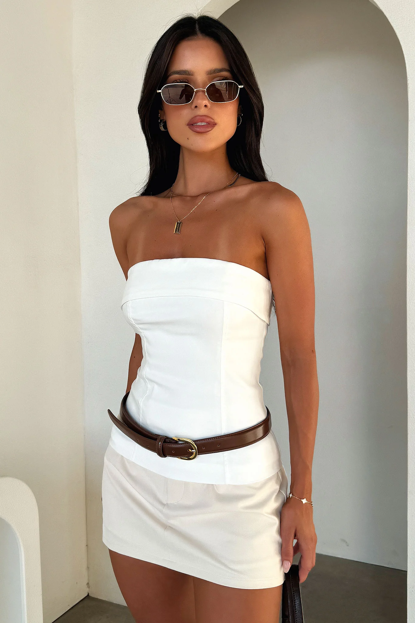 Nelson Top - White - XTXFMF