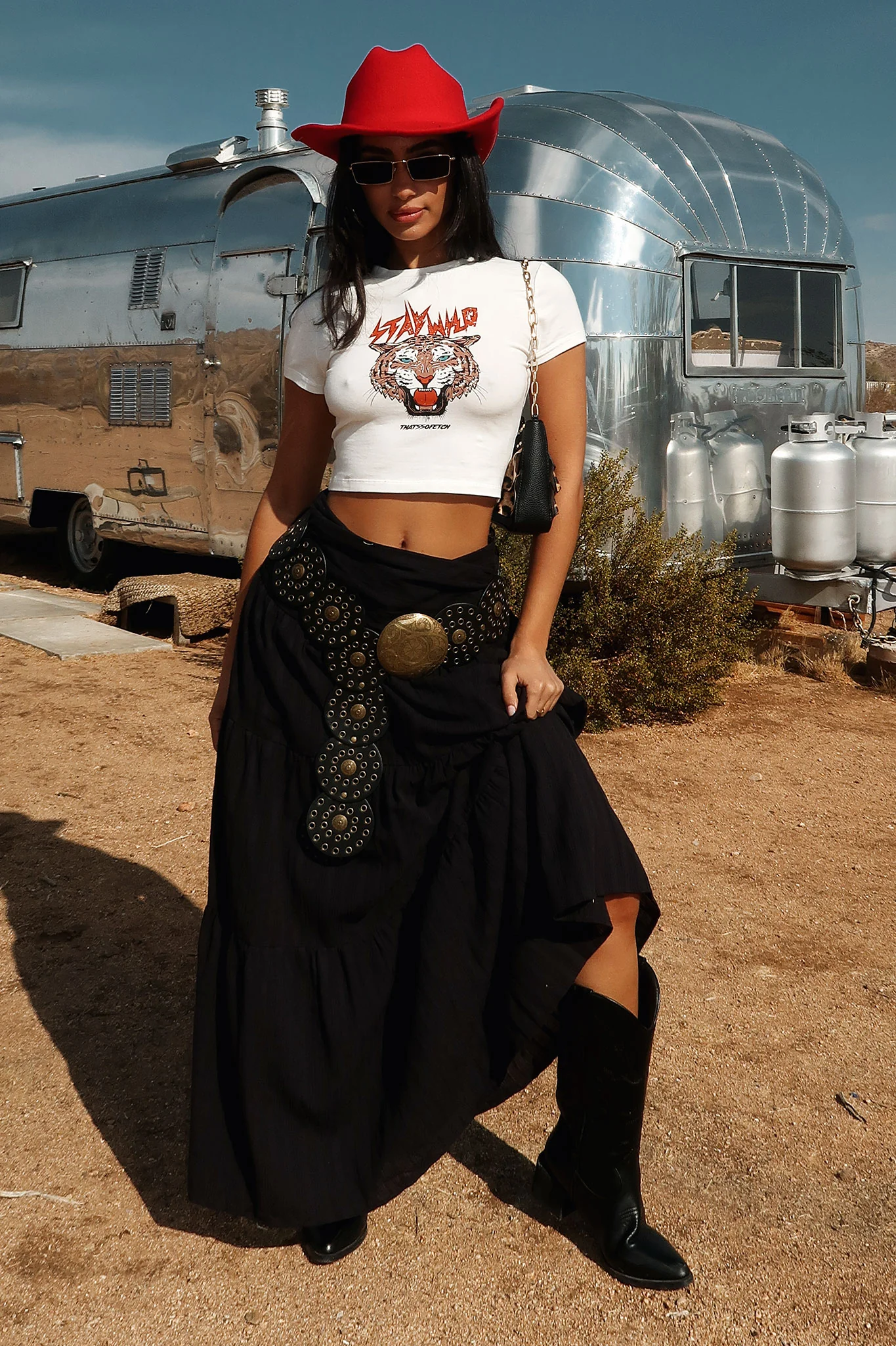 Breeze Maxi Skirt - Black - XTXFMF