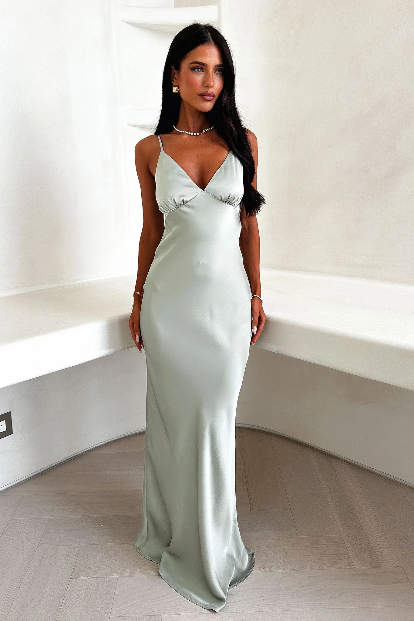 Sabilla Maxi Dress - Sage - XTXFMF