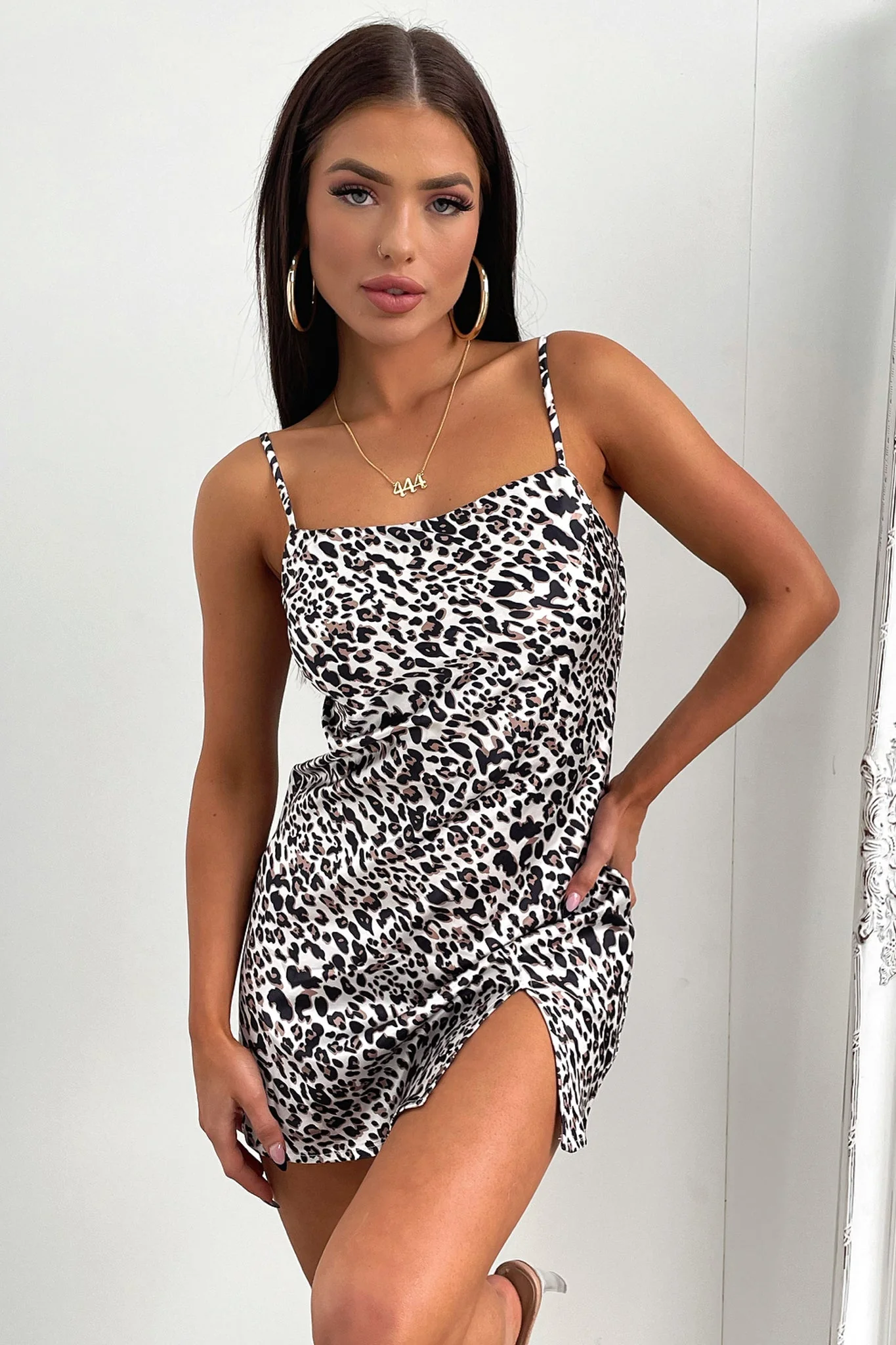 Zara Dress - Silk Leopard - XTXFMF