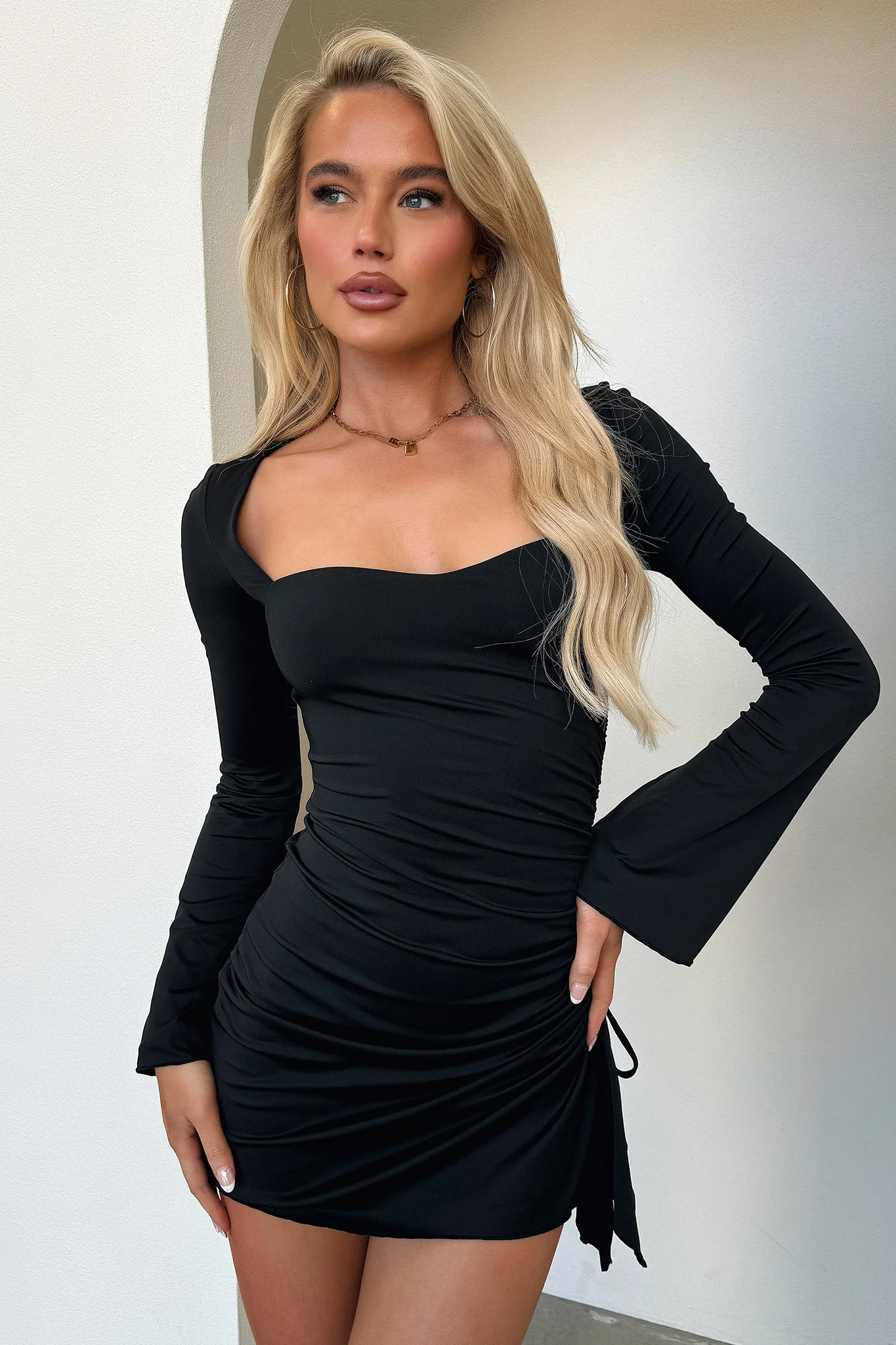 Neyster Dress - Black - XTXFMF