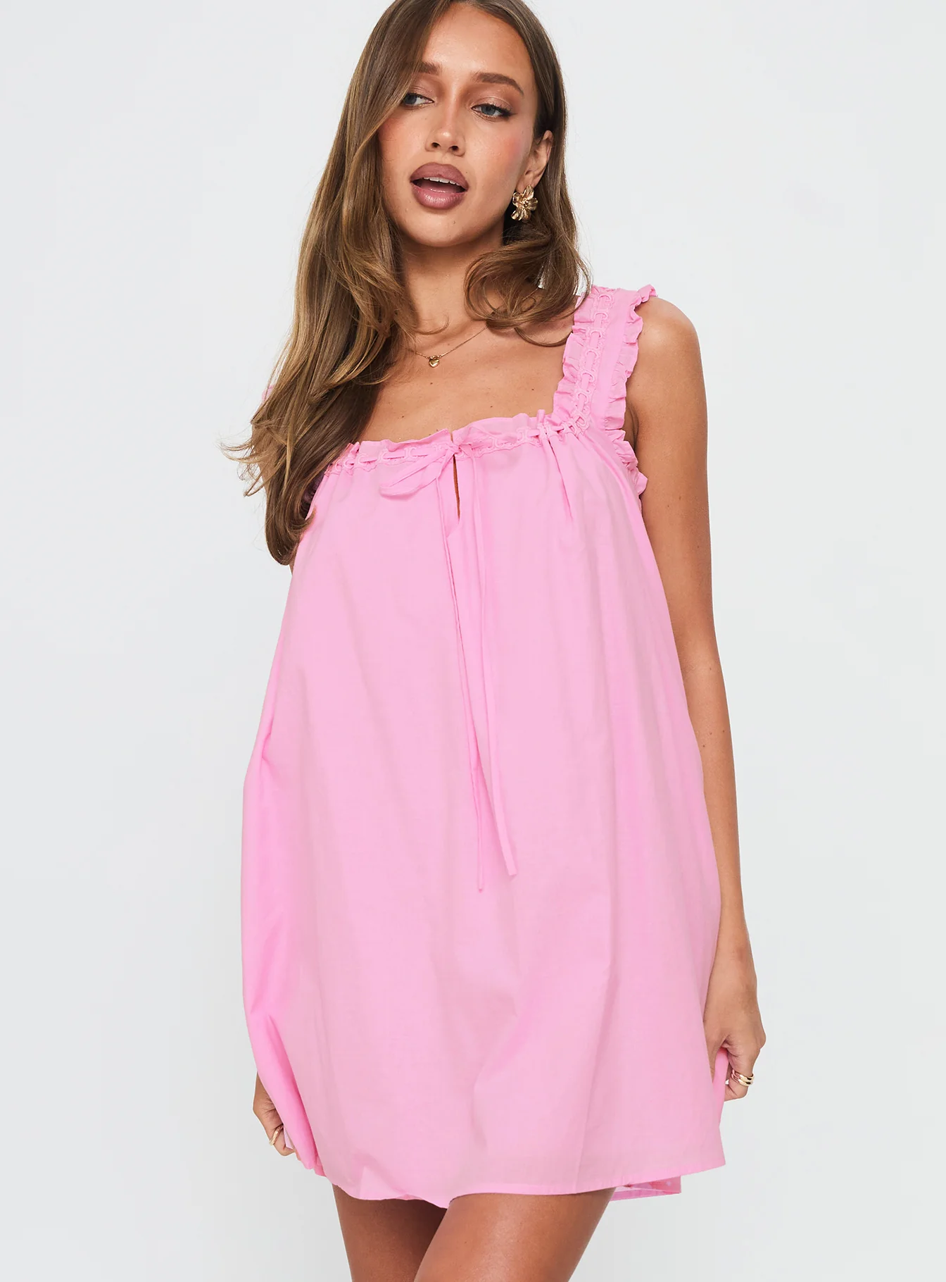 Swing Mini Dress Pink - XTXFMF
