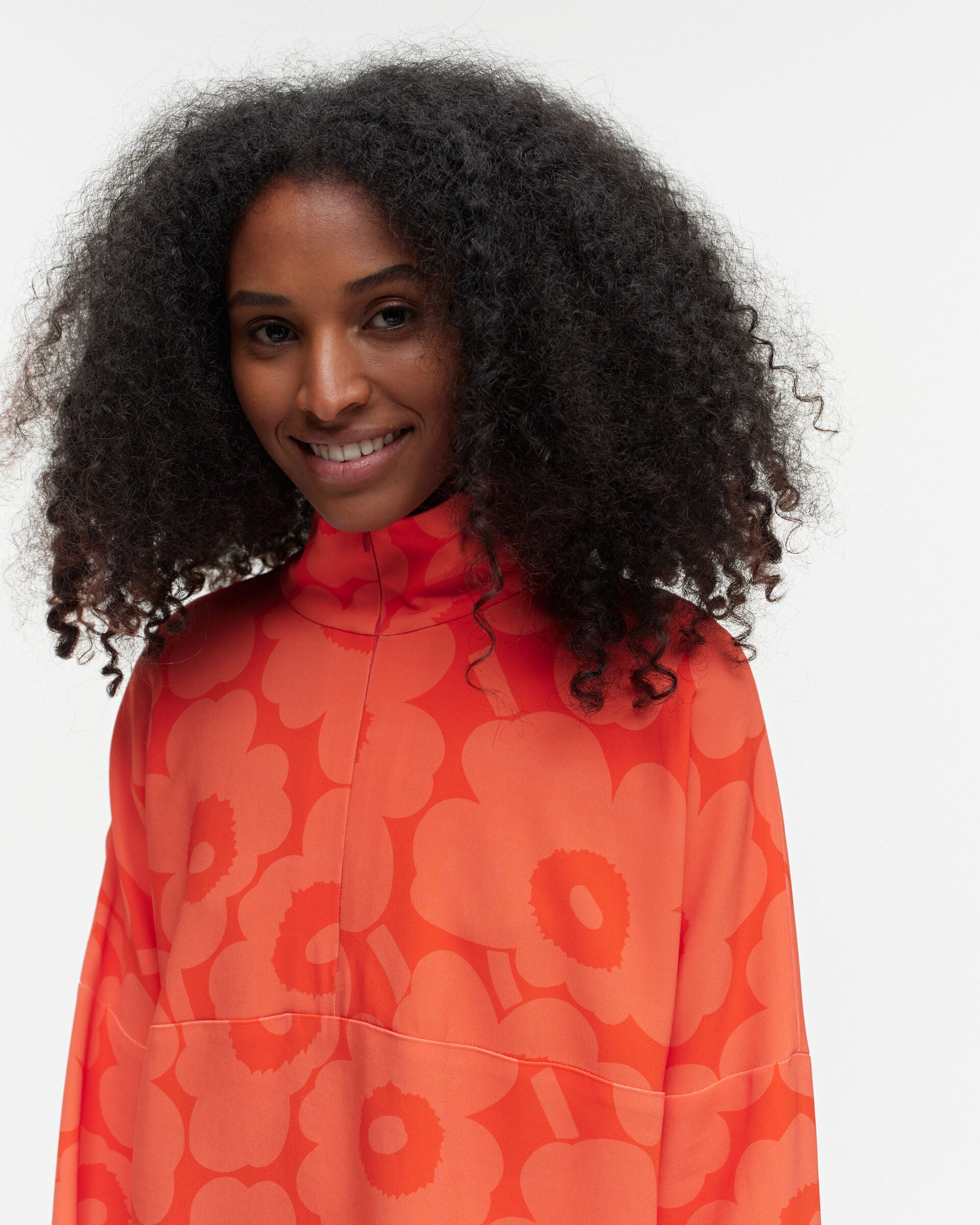 Marimekko Nelma Unikko viscose blouse | Marimekko Outlet