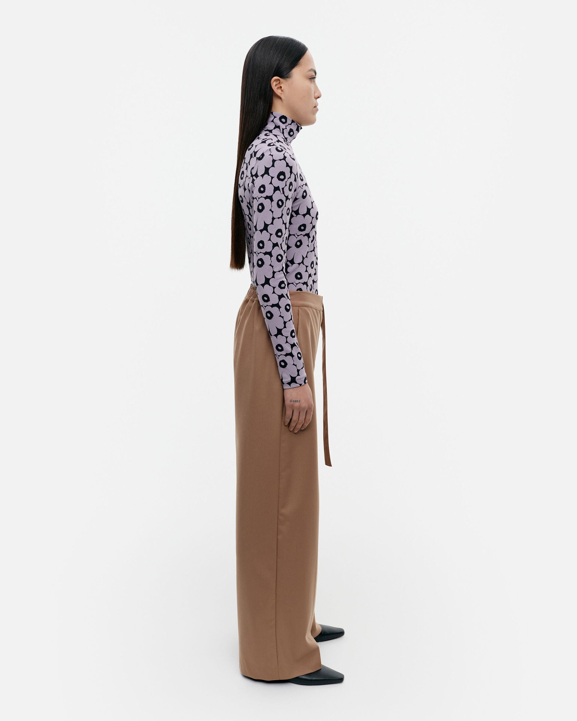 Marimekko Palmetti Solid wool mix trousers | Marimekko Outlet
