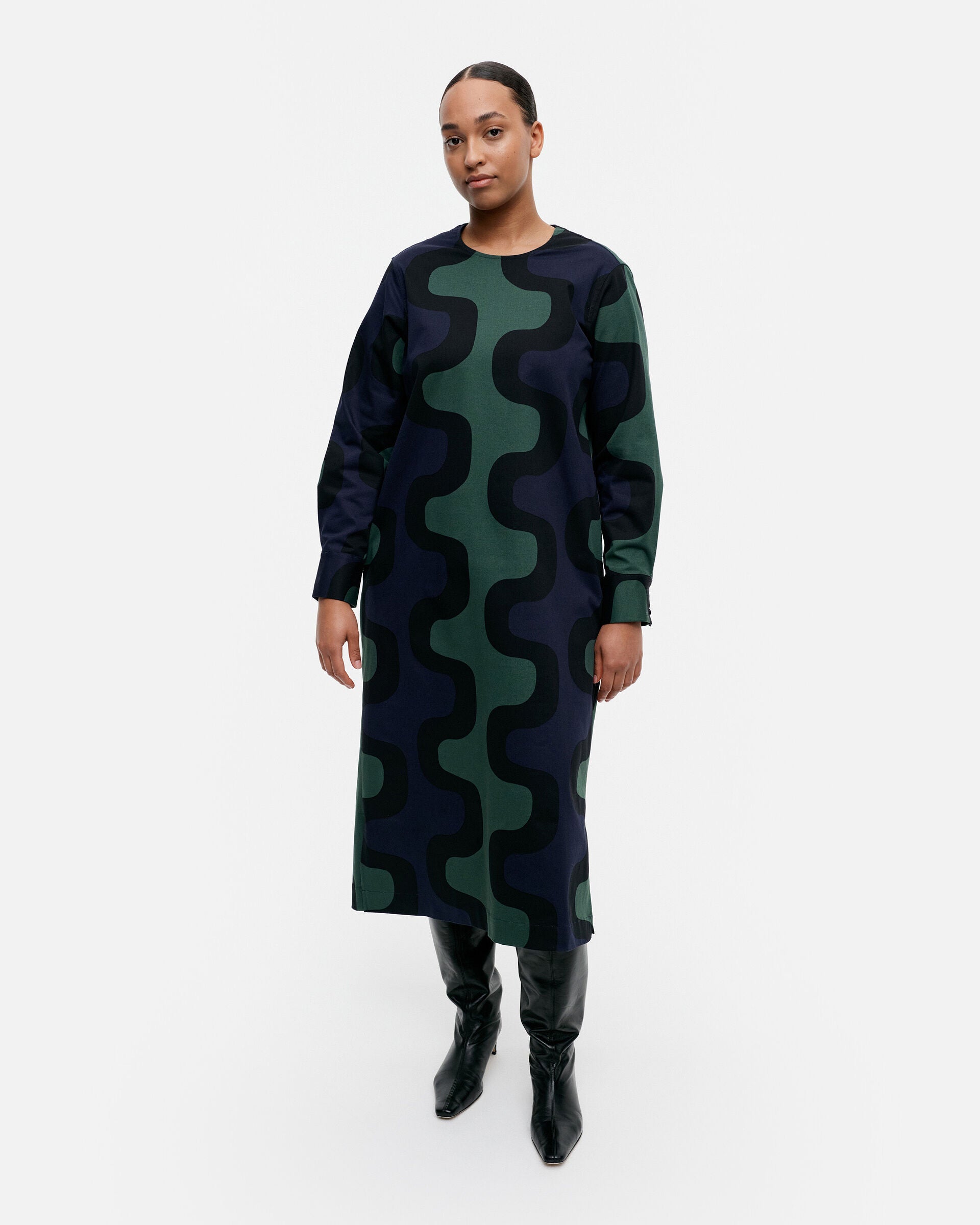 Marimekko Fiher Seireeni cotton dress | Marimekko Outlet