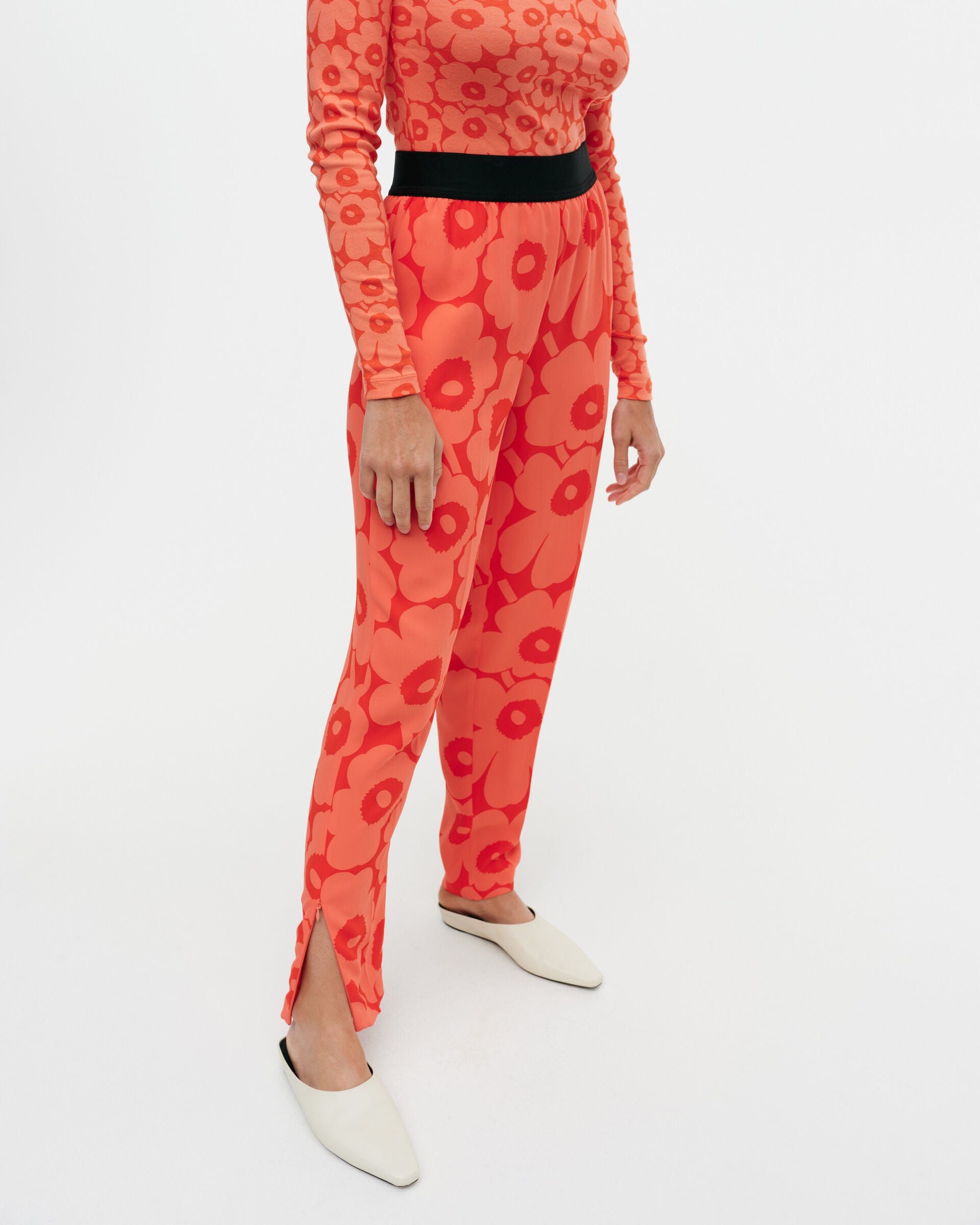 Marimekko Elna Unikko viscose trousers | Marimekko Outlet