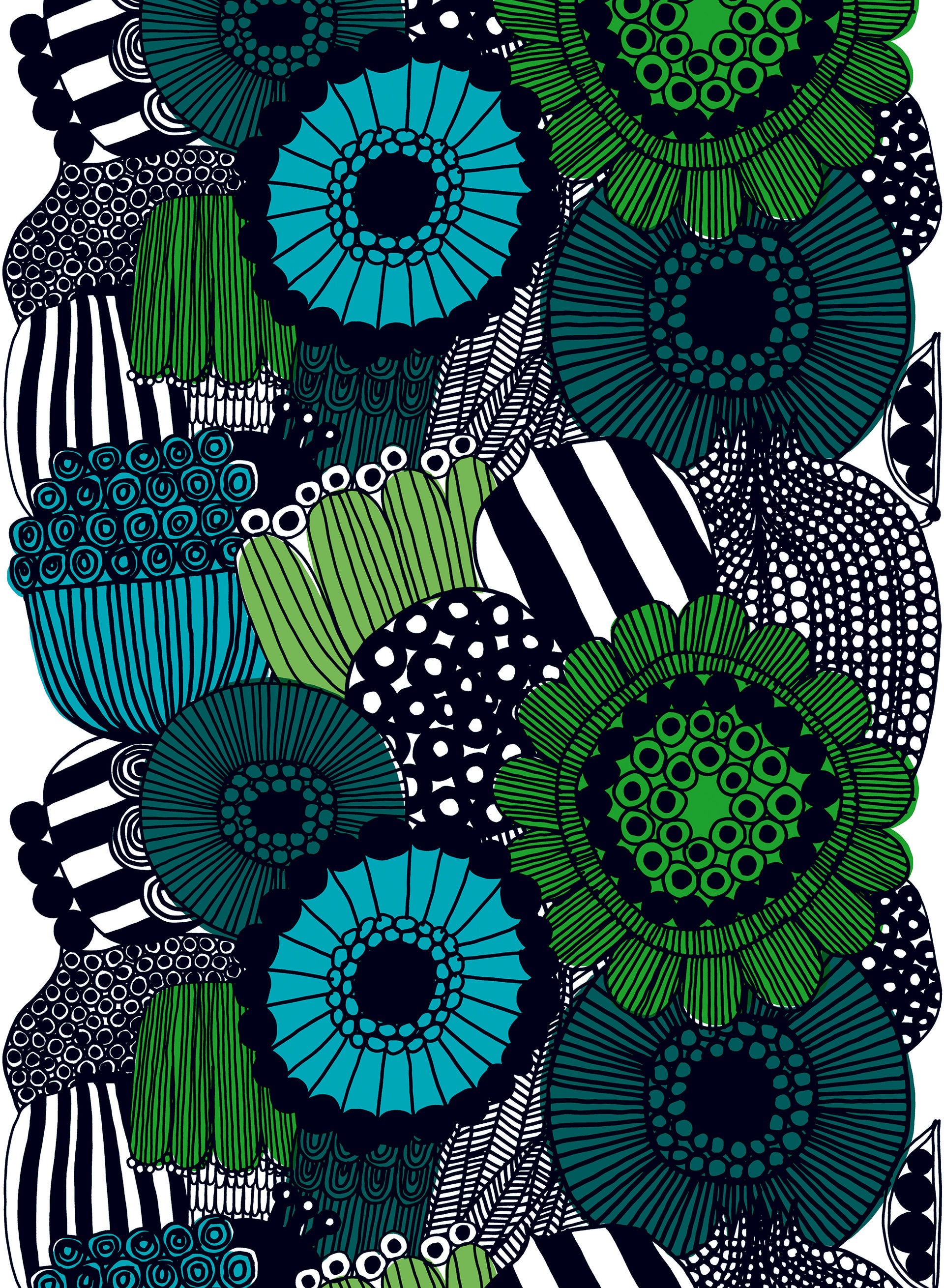 Marimekko Siirtolapuutarha acrylic-coated cotton fabric | Marimekko Outlet