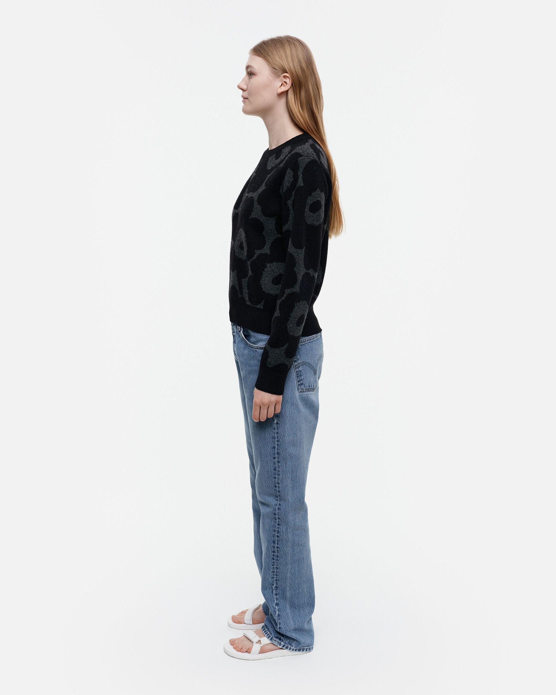 Marimekko Silfa Unikko wool jumper | Marimekko Outlet
