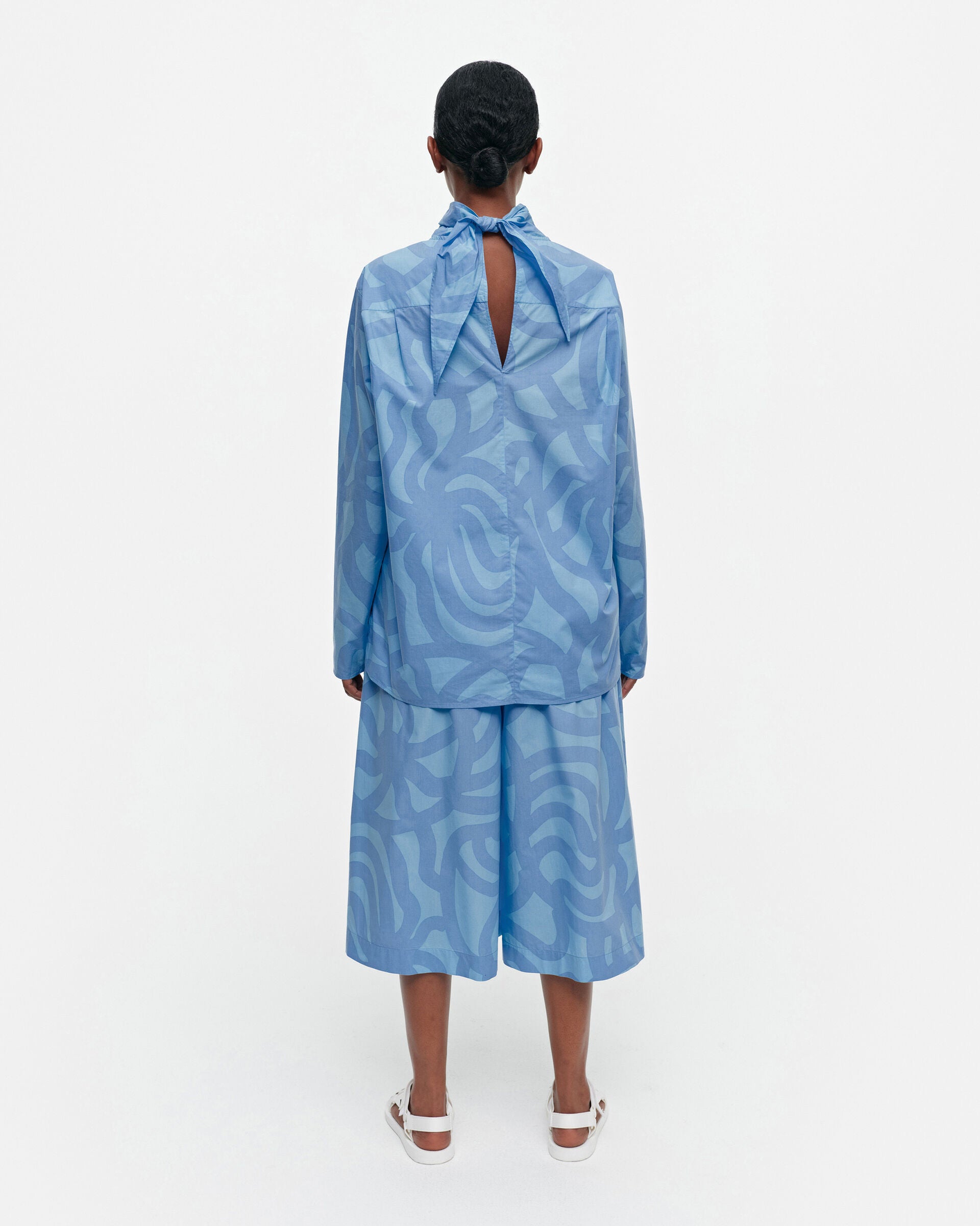 Marimekko Karina Joonas cotton poplin blouse | Marimekko Outlet